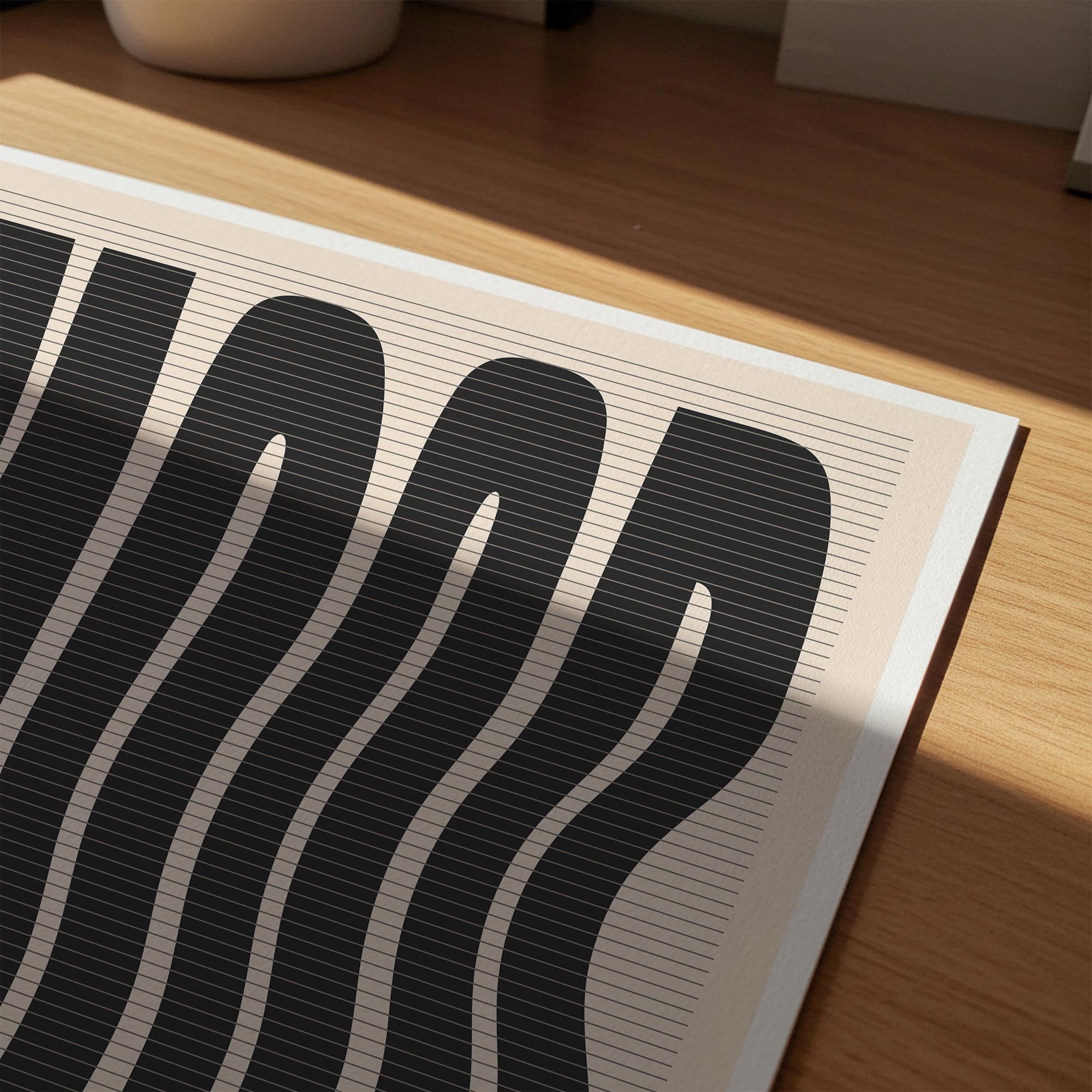 Mood Wavy Typography Art Print-Skudaboo