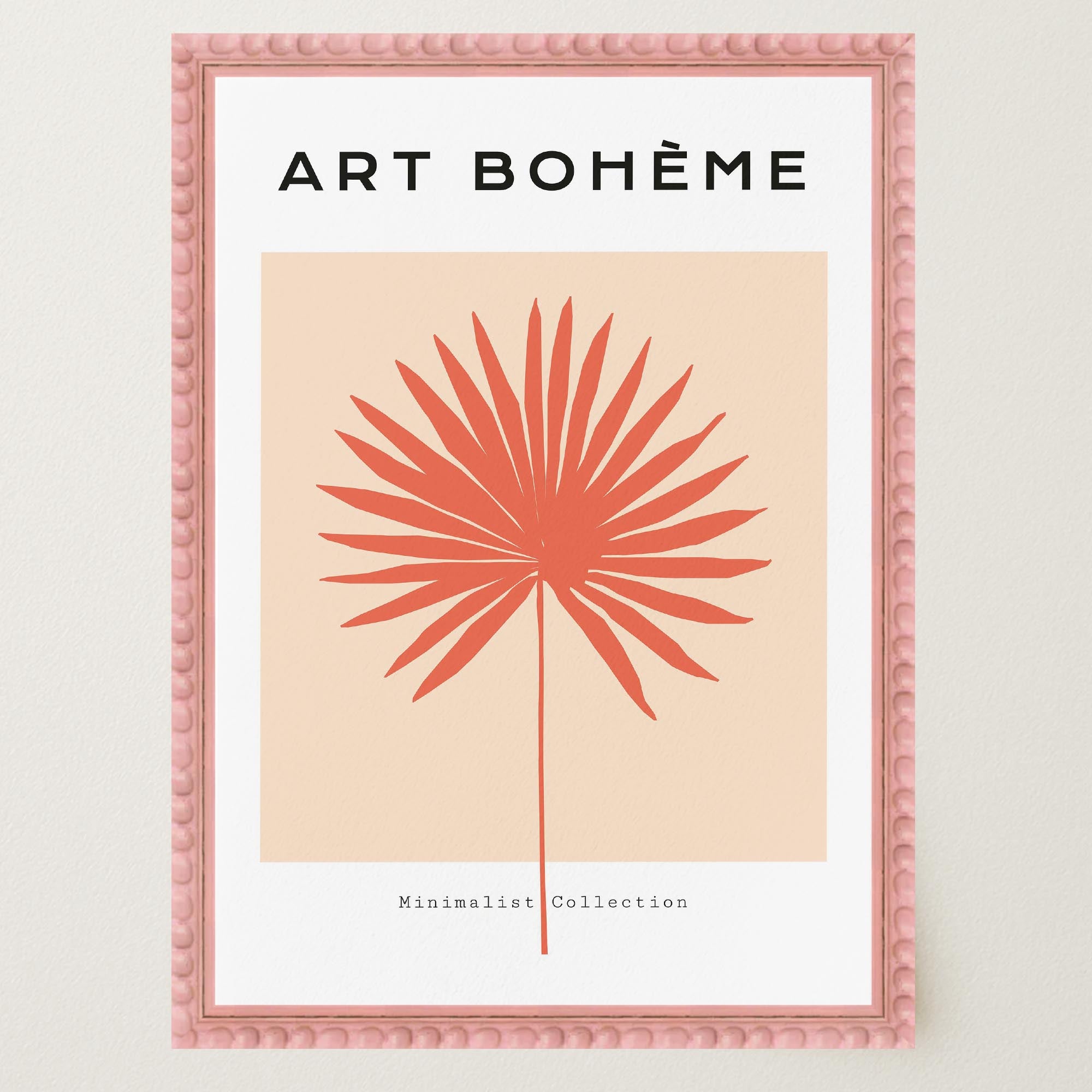 Minimalist Palm Leaf Art Print-Skudaboo