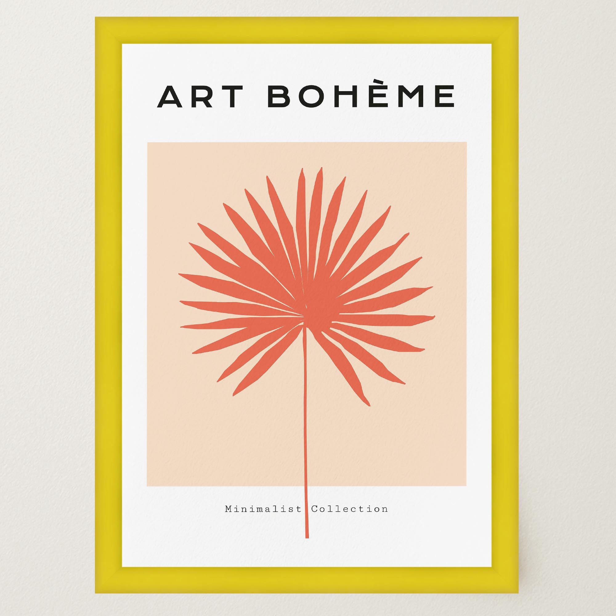 Minimalist Palm Leaf Art Print-Skudaboo