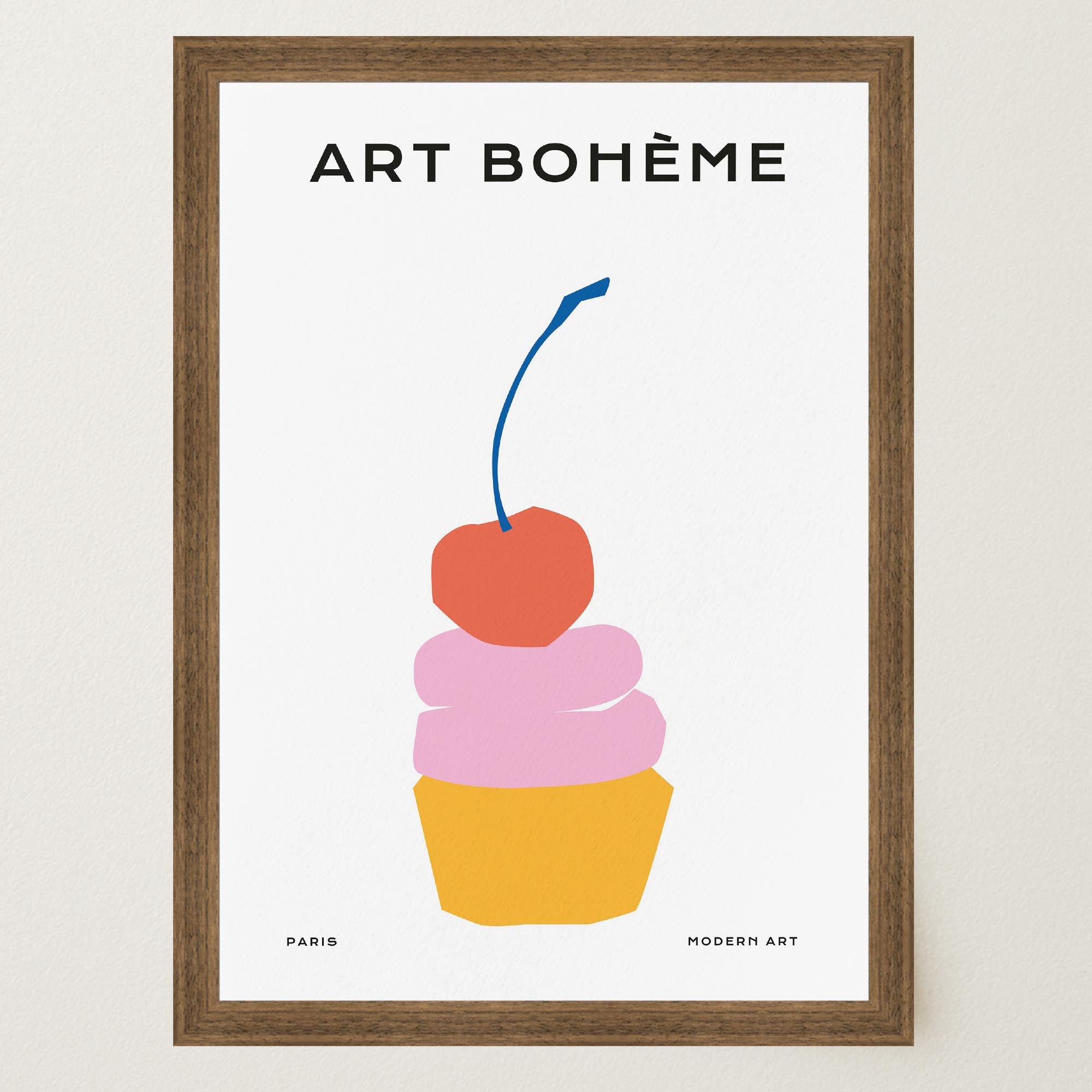 Cupcake Art Print-Skudaboo