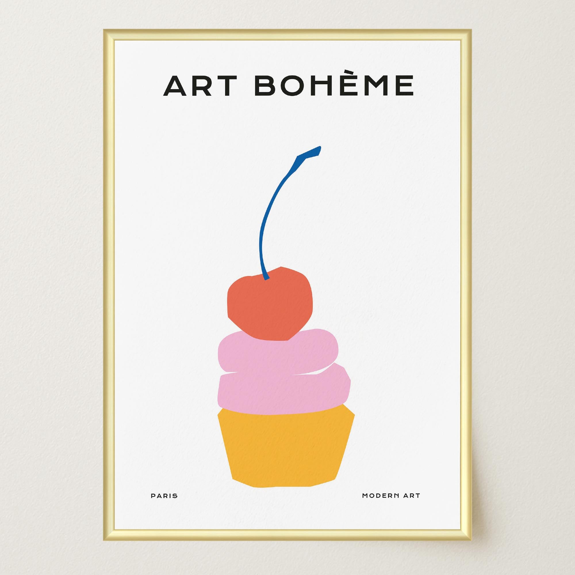 Cupcake Art Print-Skudaboo