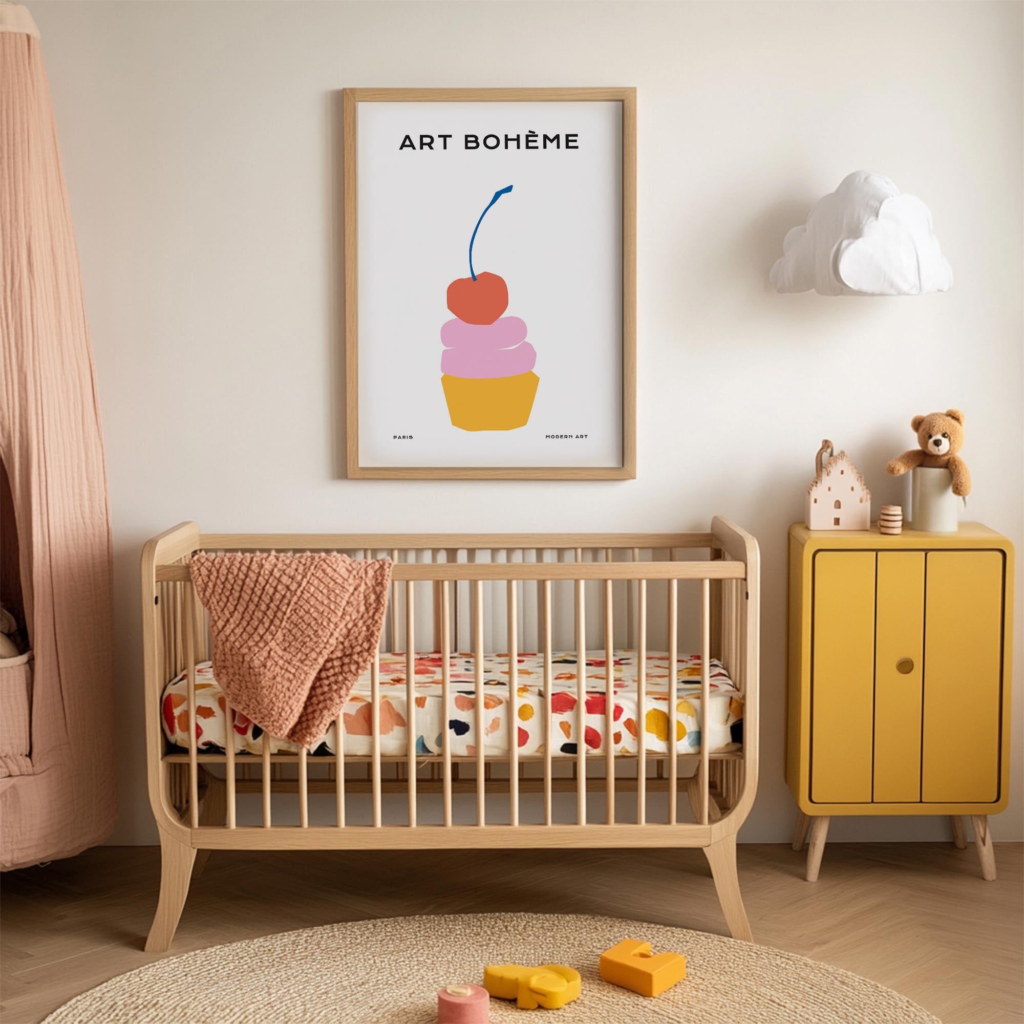 Cupcake Art Print-Skudaboo