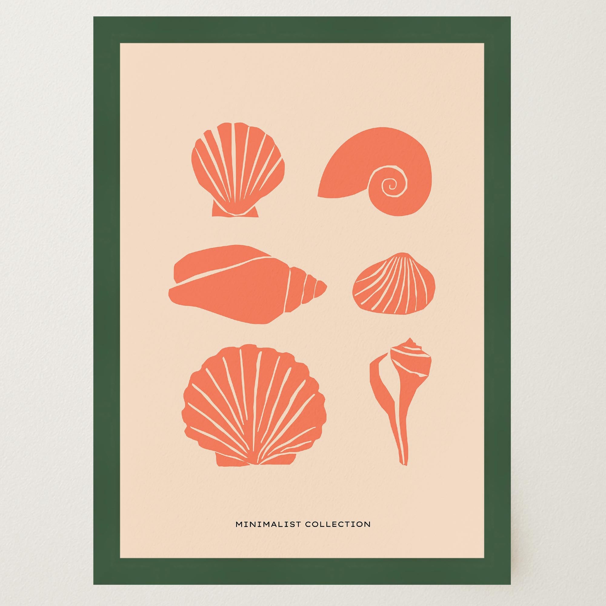 Seashell Coastal Art Print-Skudaboo