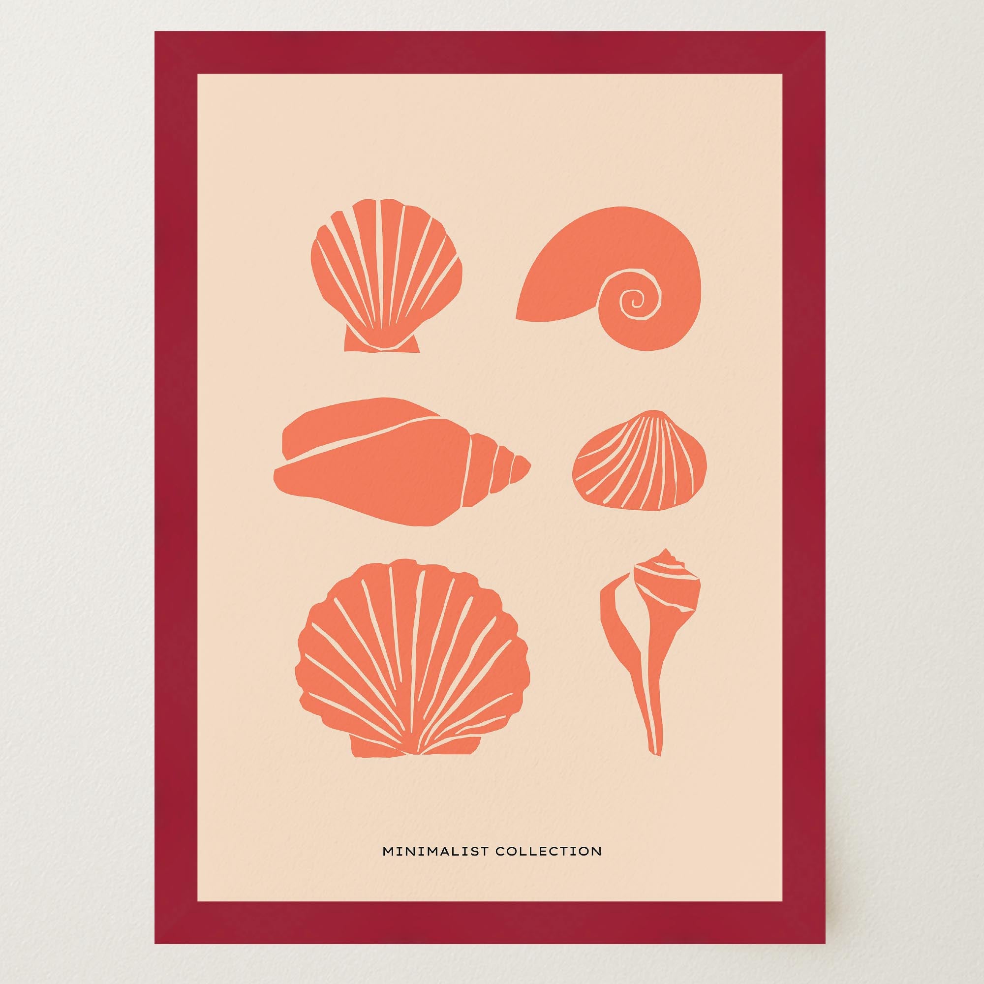 Seashell Coastal Art Print-Skudaboo