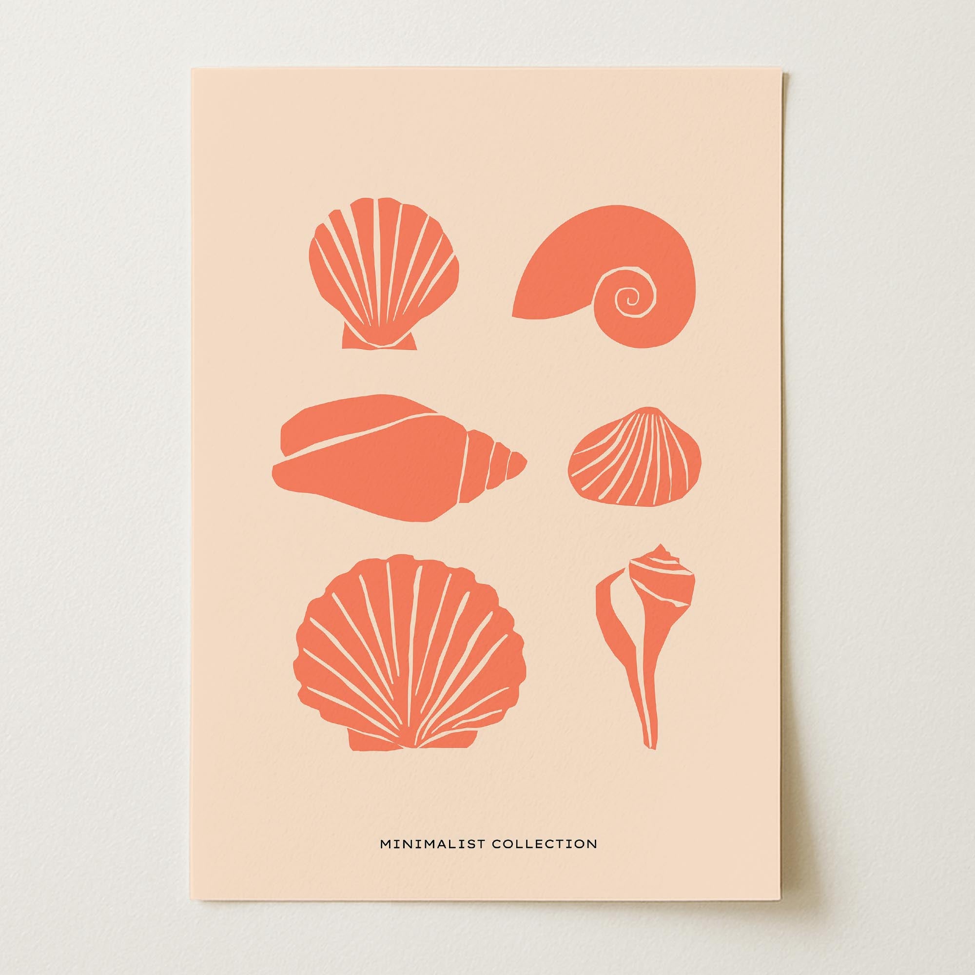 Seashell Coastal Art Print-Skudaboo