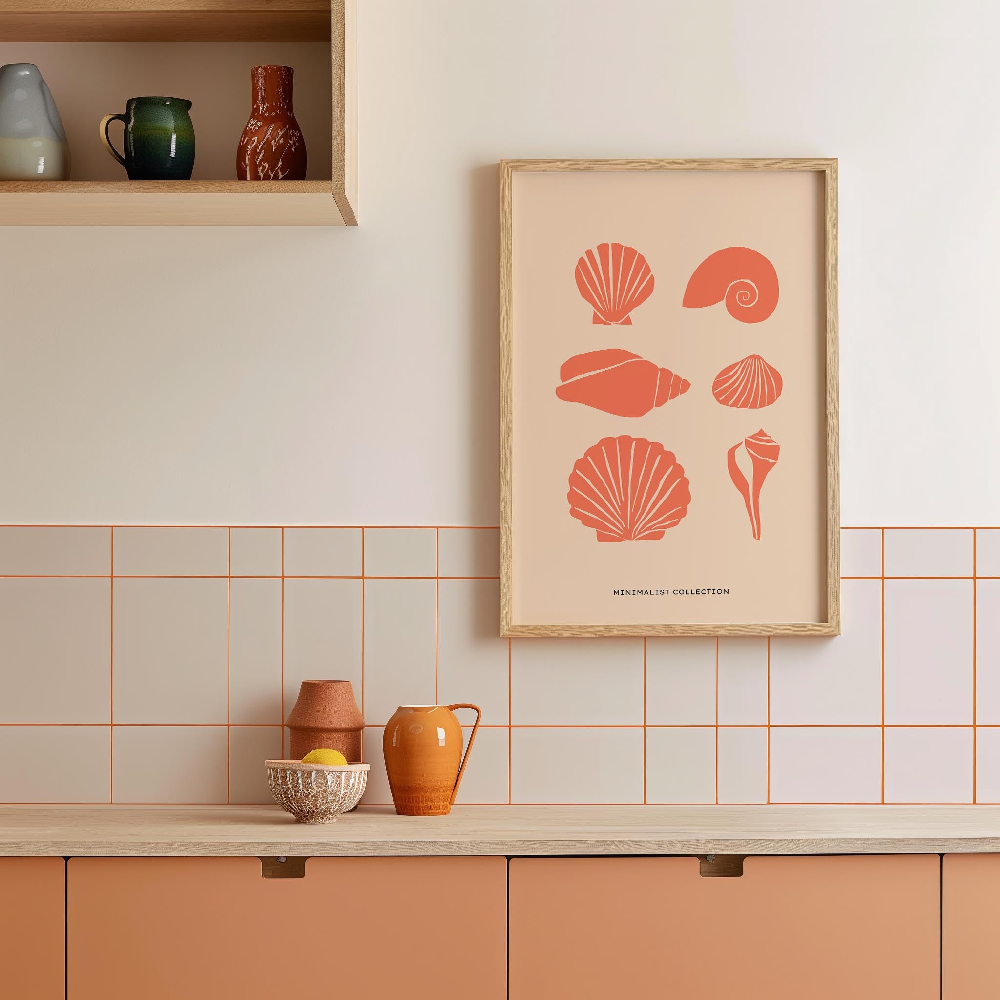 Seashell Coastal Art Print-Skudaboo