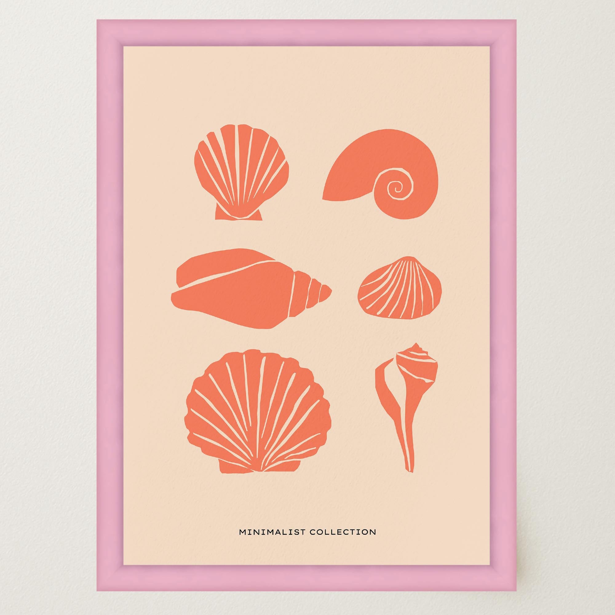 Seashell Coastal Art Print-Skudaboo