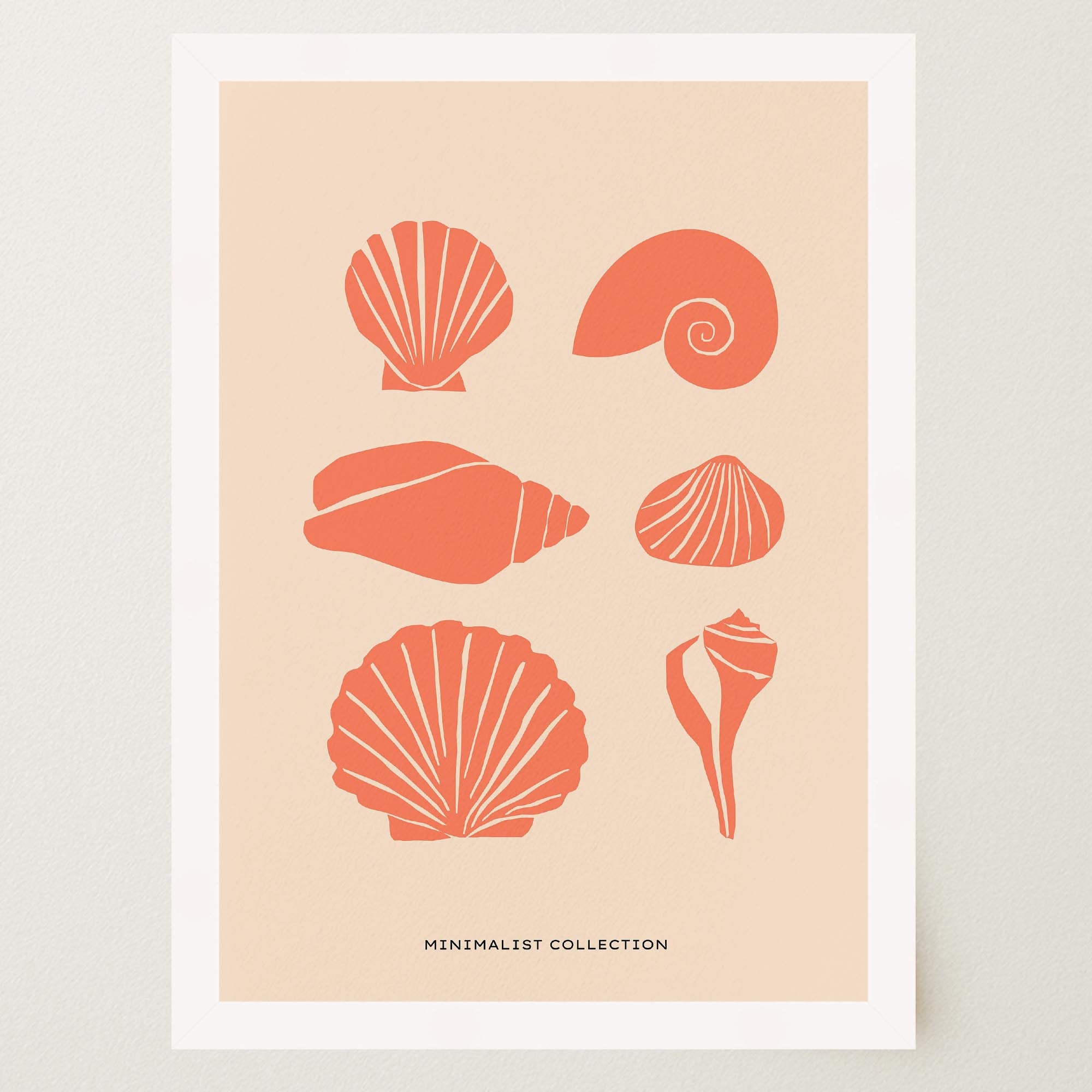 Seashell Coastal Art Print-Skudaboo
