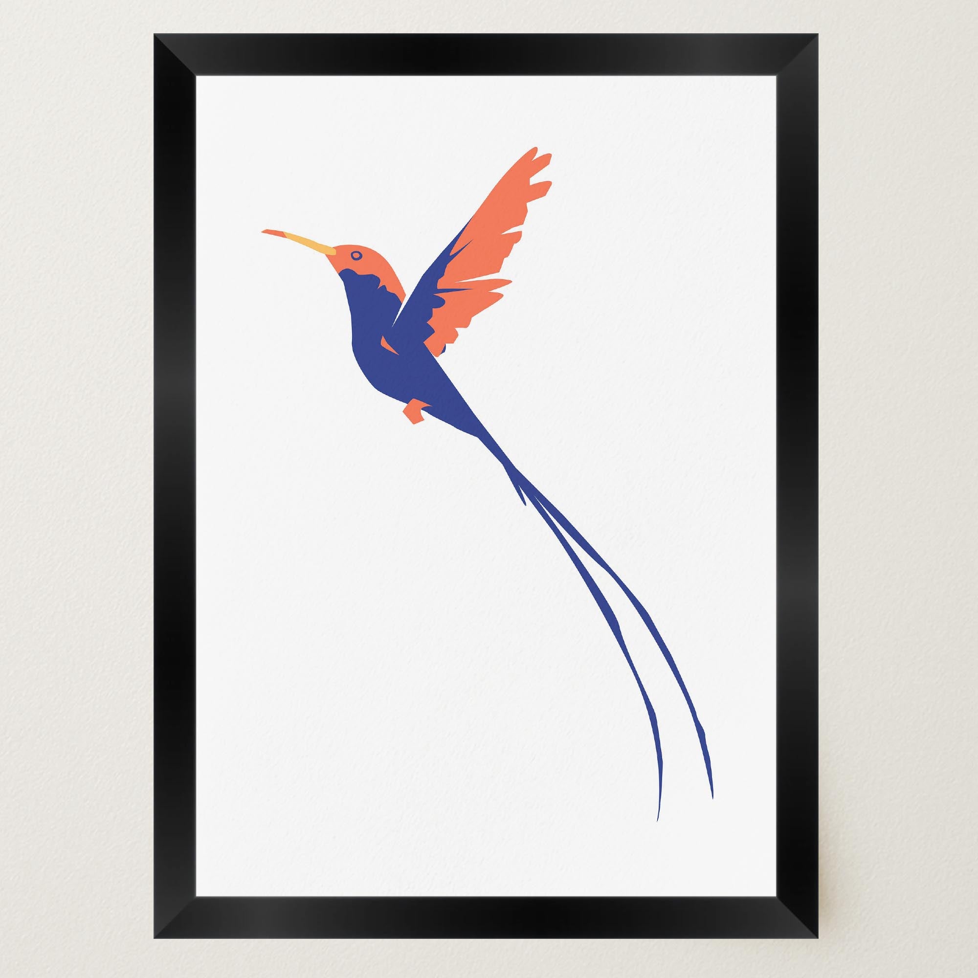 Hummingbird Art Print-Skudaboo