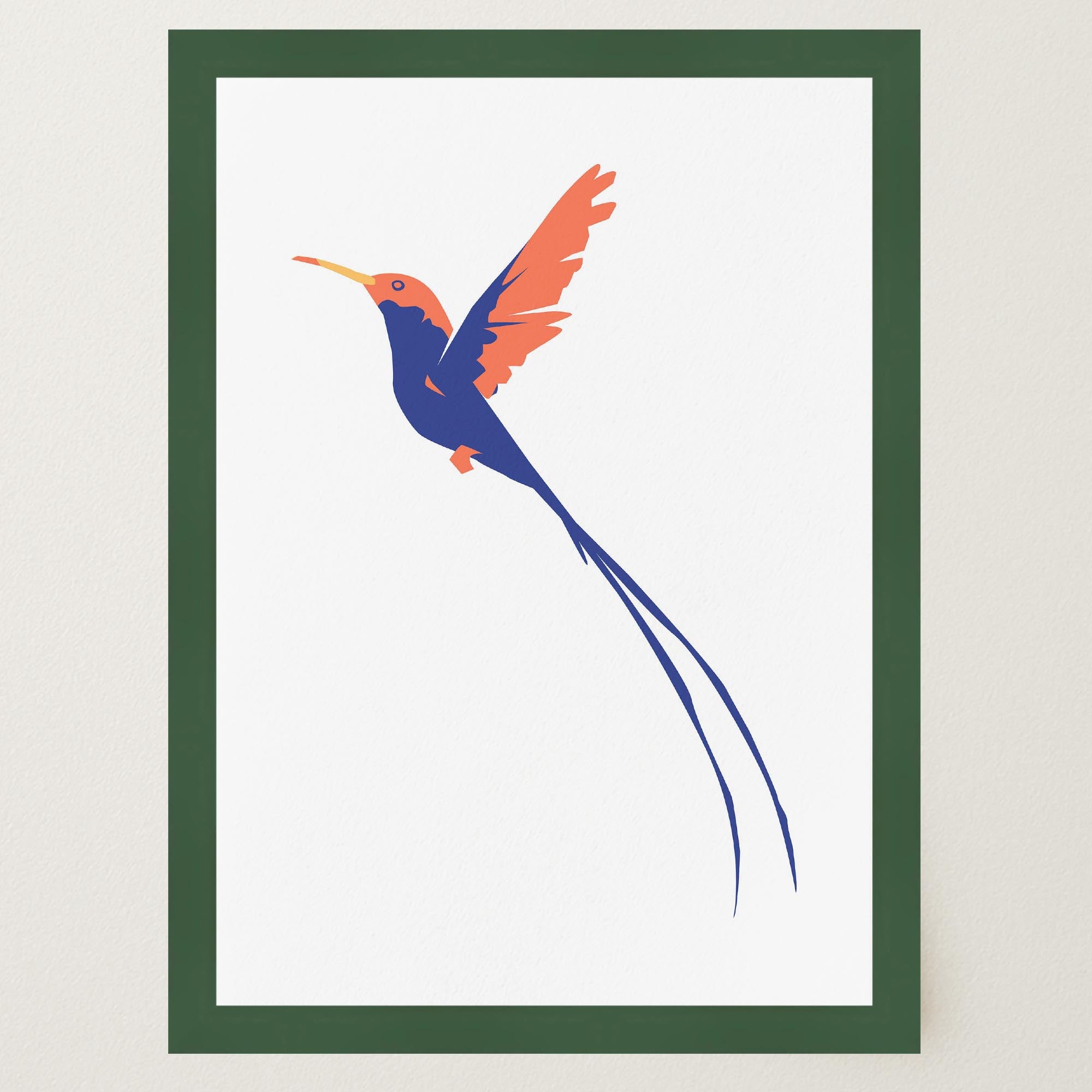 Hummingbird Art Print-Skudaboo