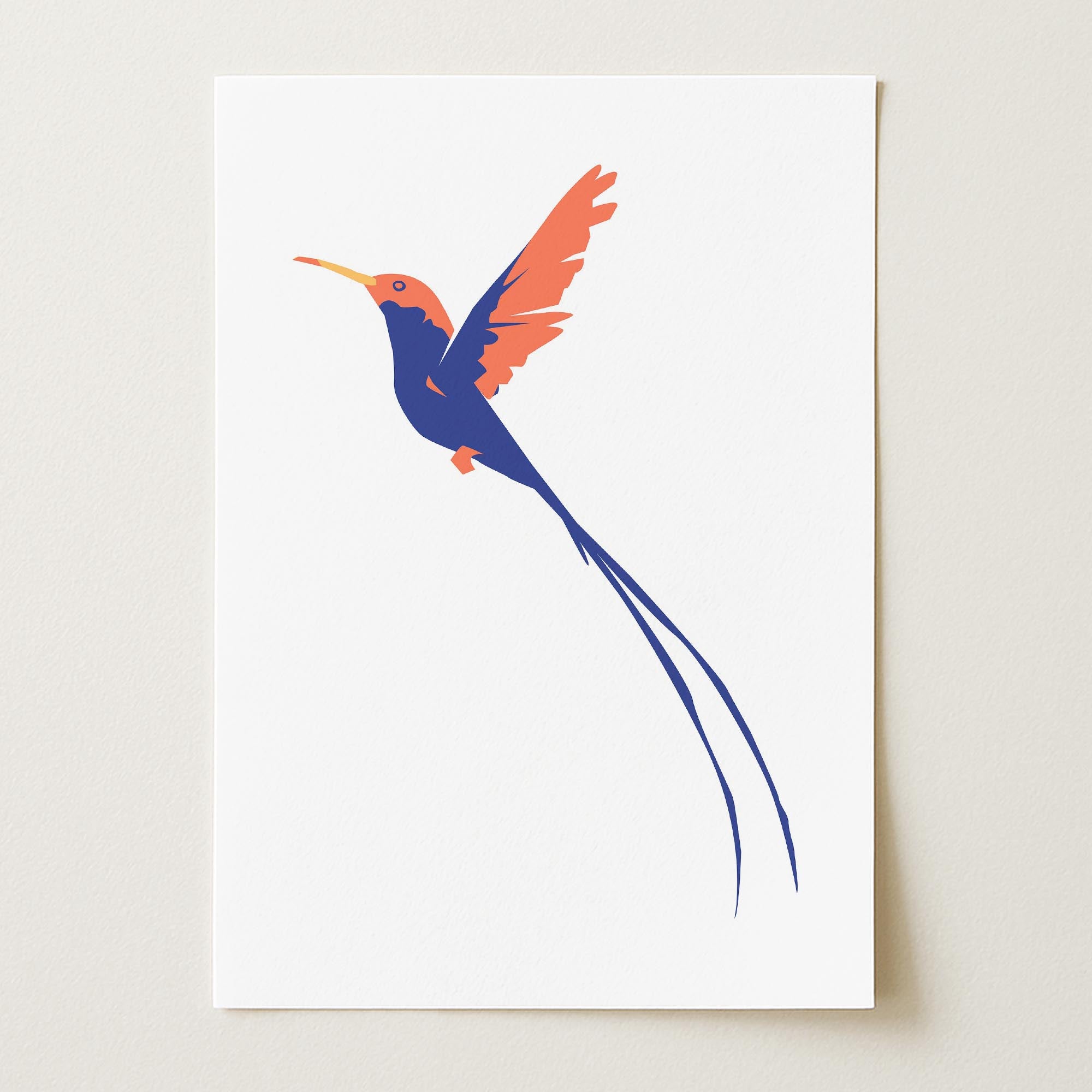 Hummingbird Art Print-Skudaboo