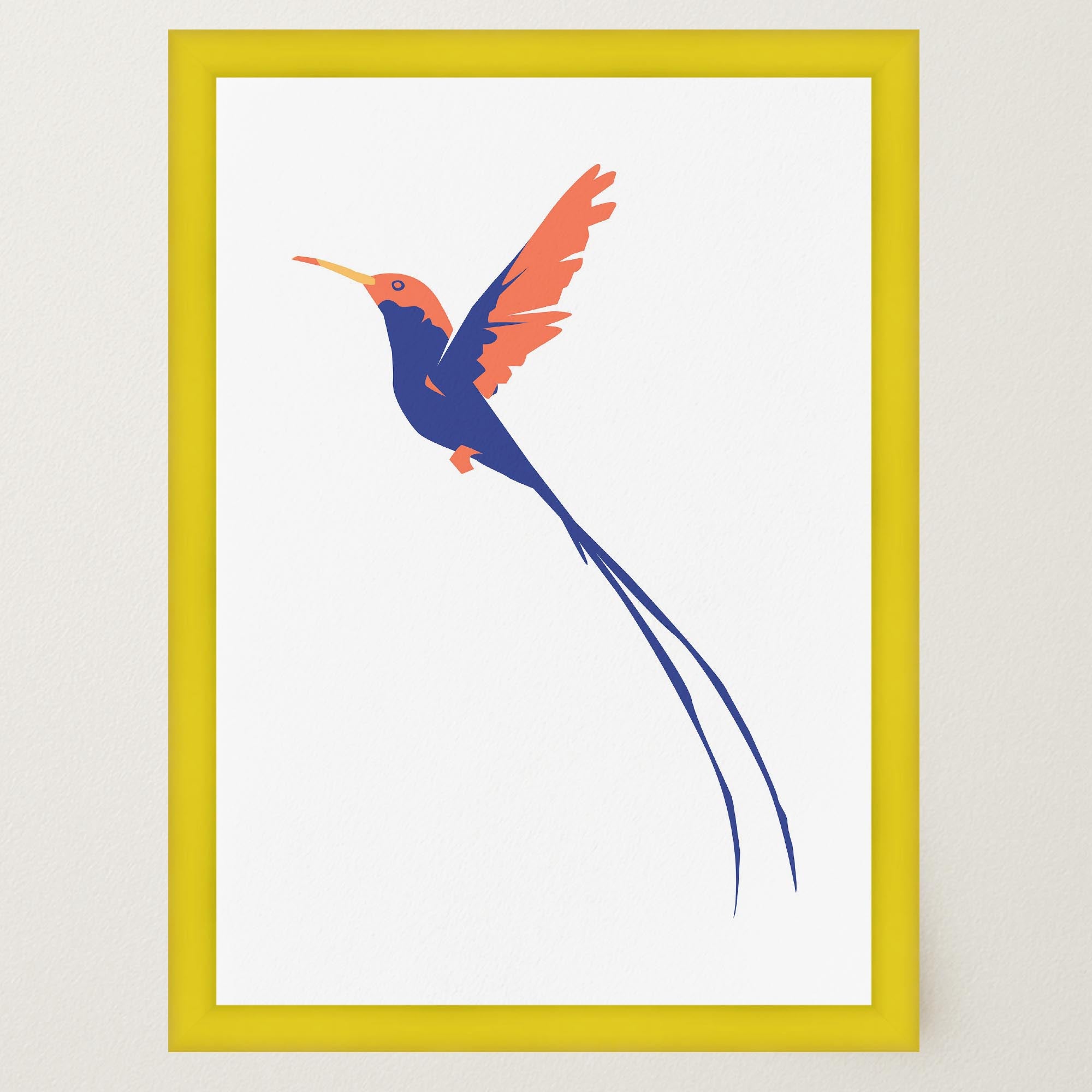 Hummingbird Art Print-Skudaboo