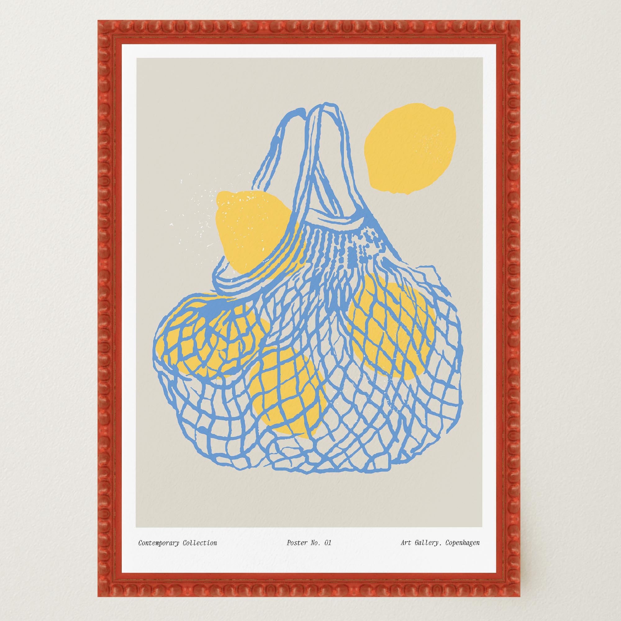 Lemon Kitchen Wall Art Print-Skudaboo