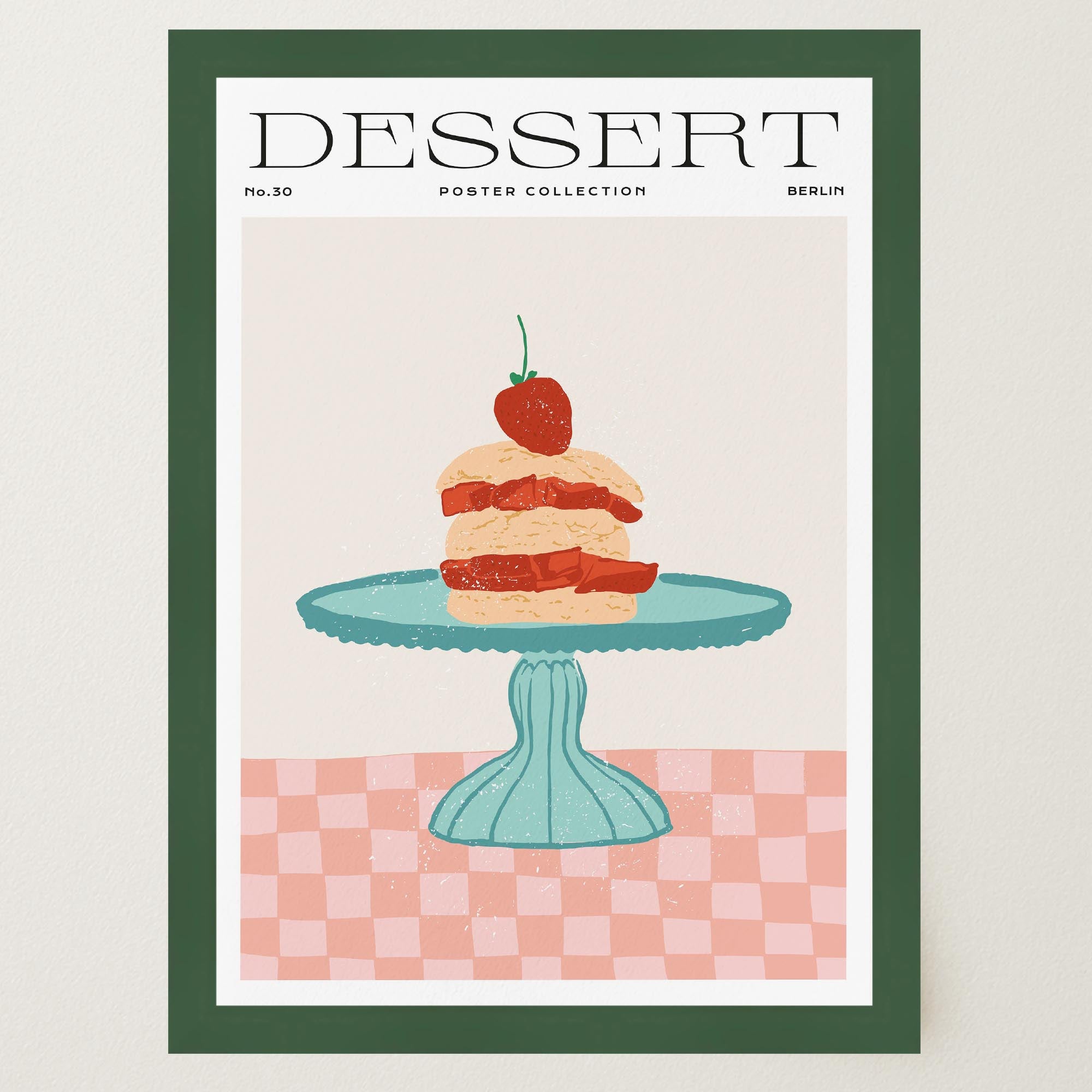 Strawberry Shortcake Wall Art Print-Skudaboo