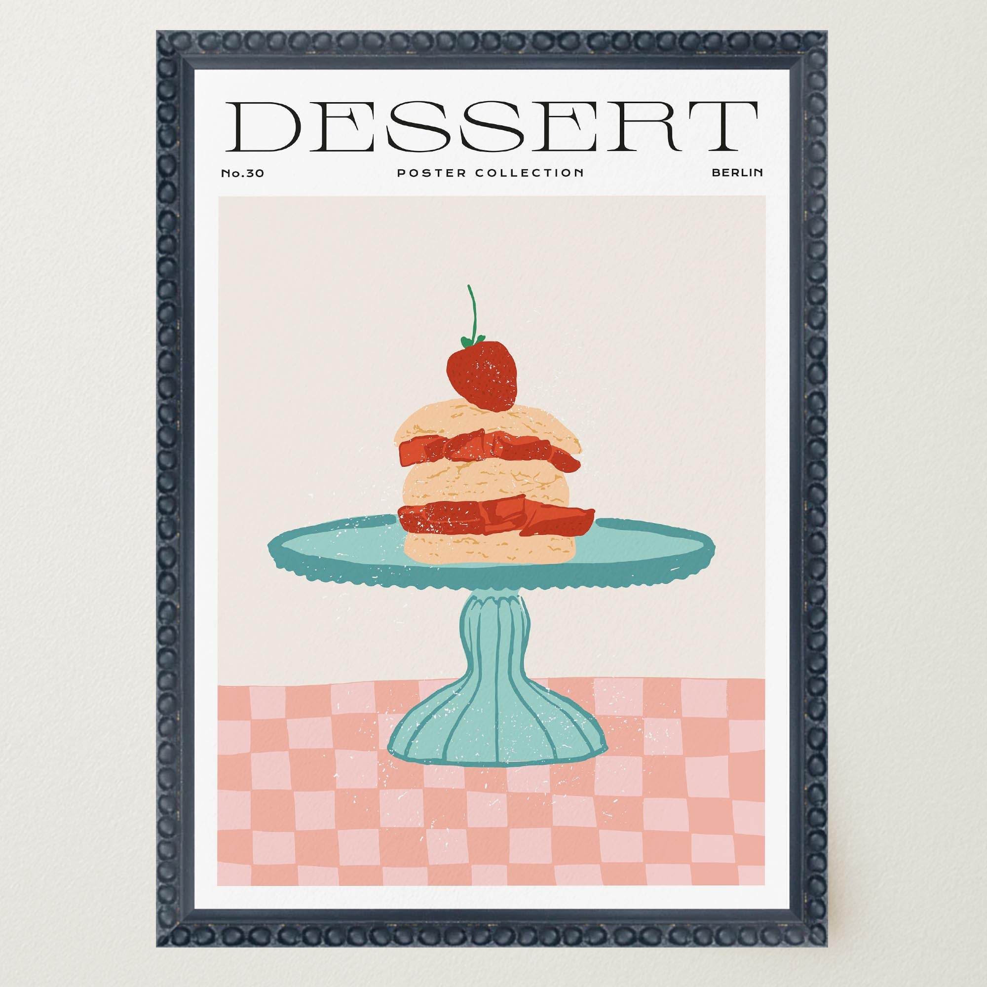 Strawberry Shortcake Wall Art Print-Skudaboo