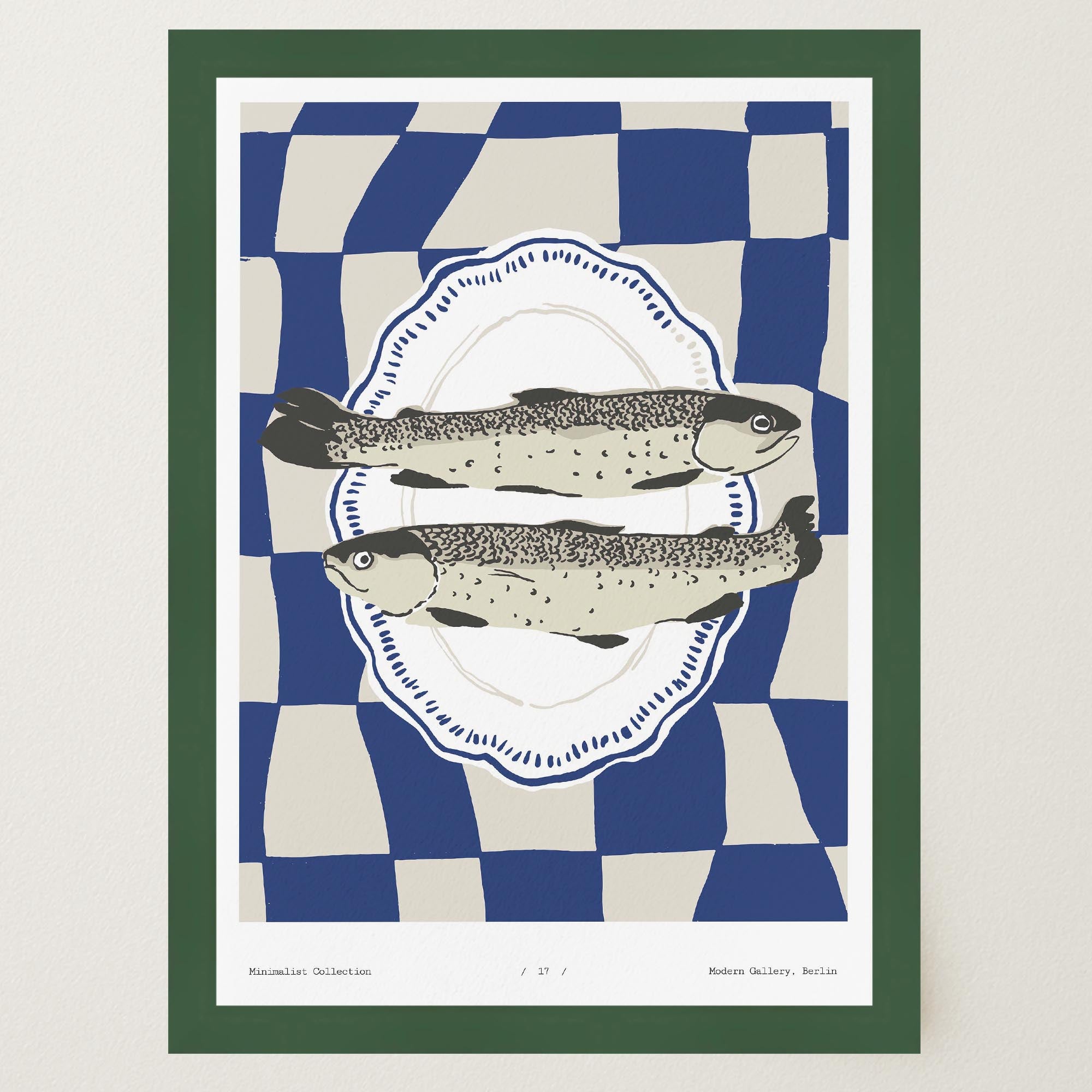 Fish Kitchen Wall Art Print-Skudaboo