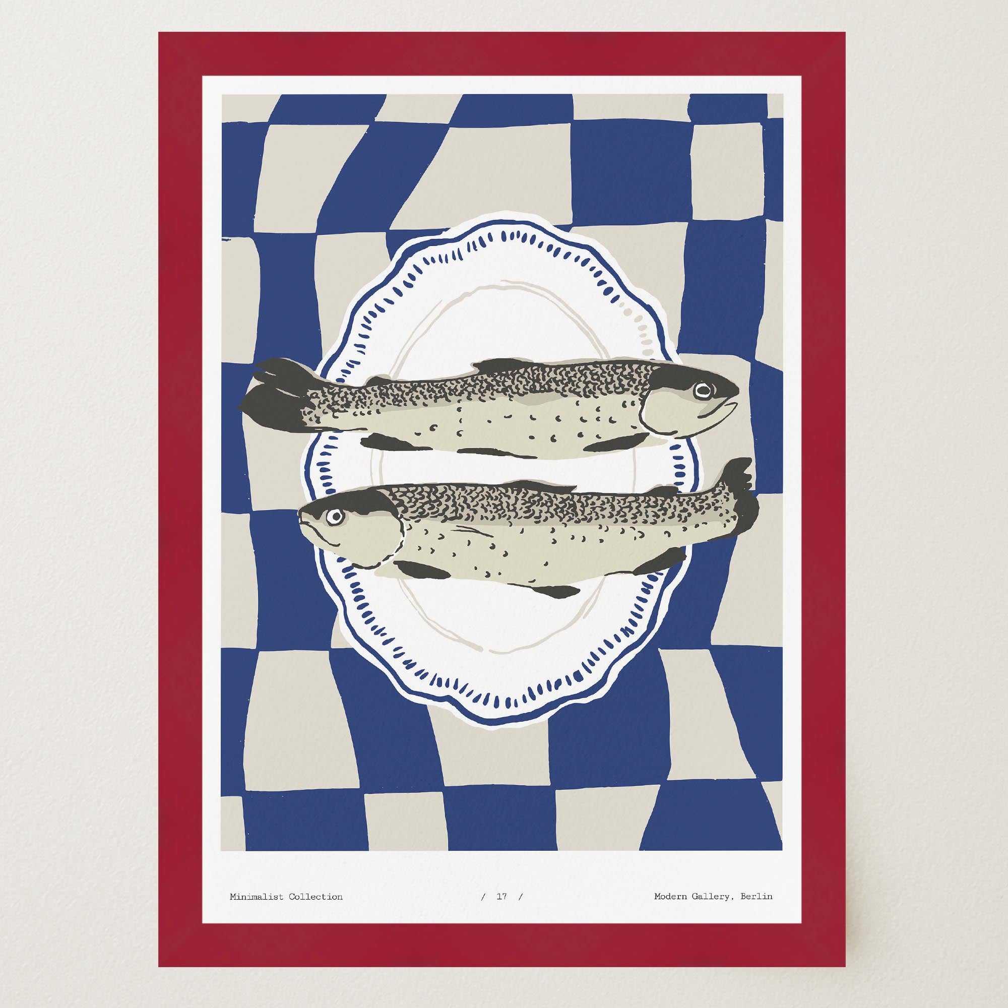 Fish Kitchen Wall Art Print-Skudaboo