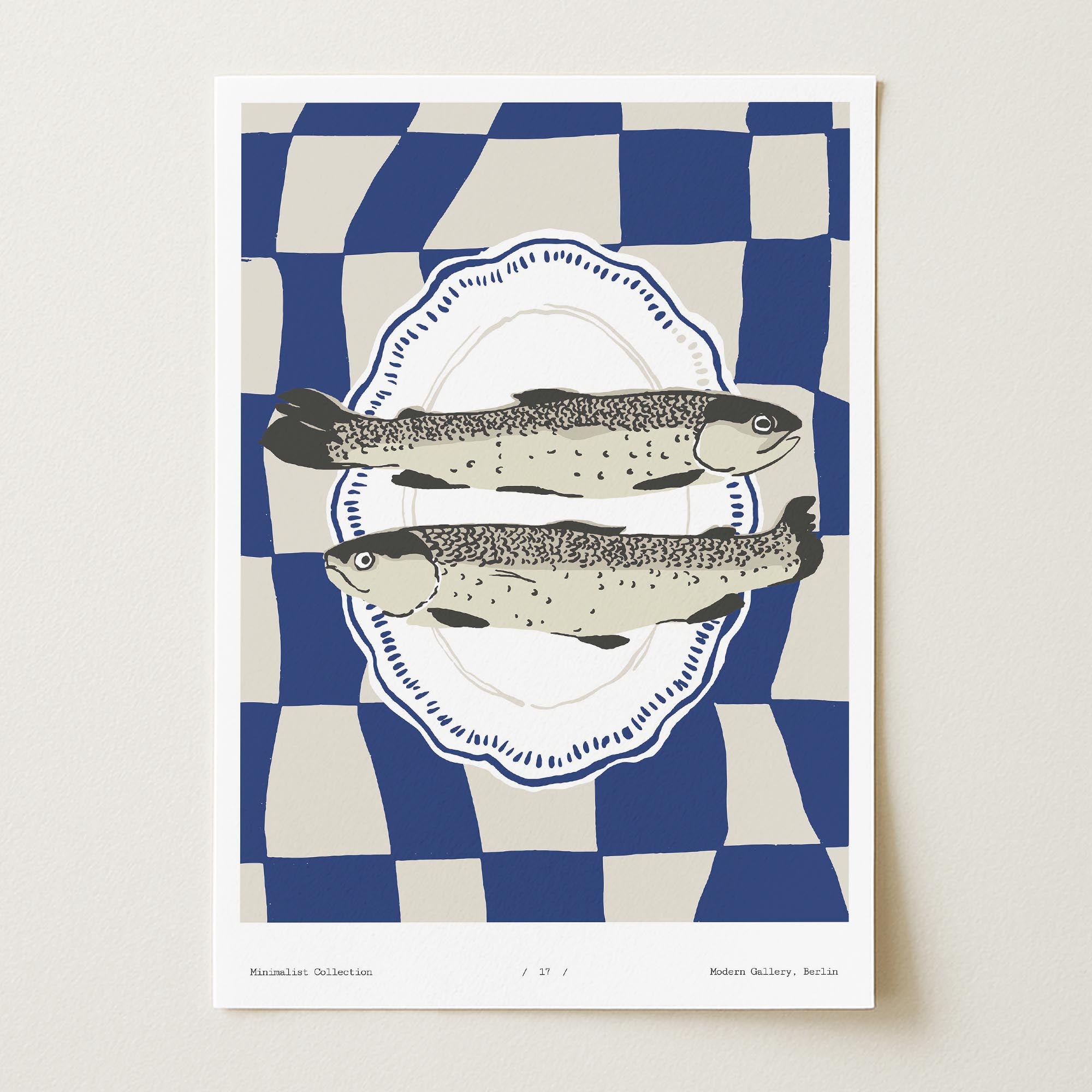 Fish Kitchen Wall Art Print-Skudaboo