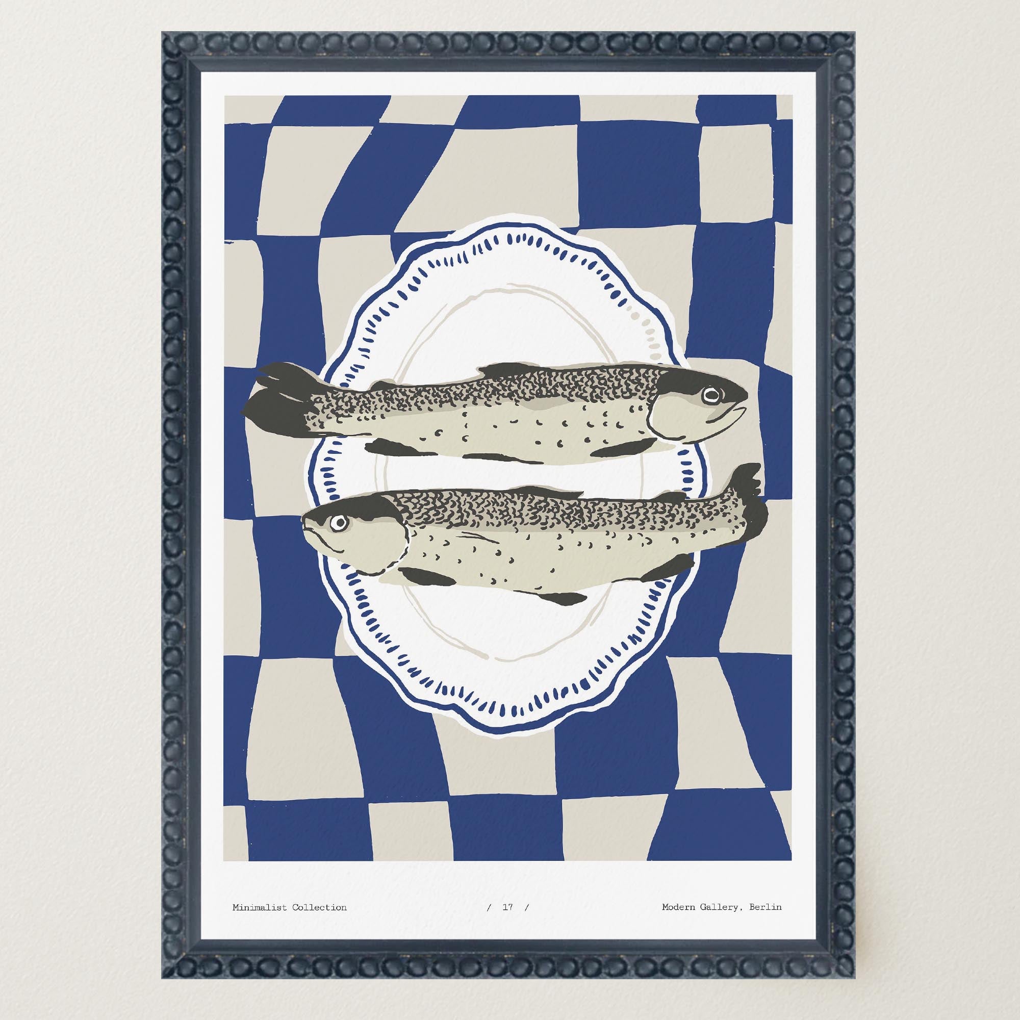 Fish Kitchen Wall Art Print-Skudaboo