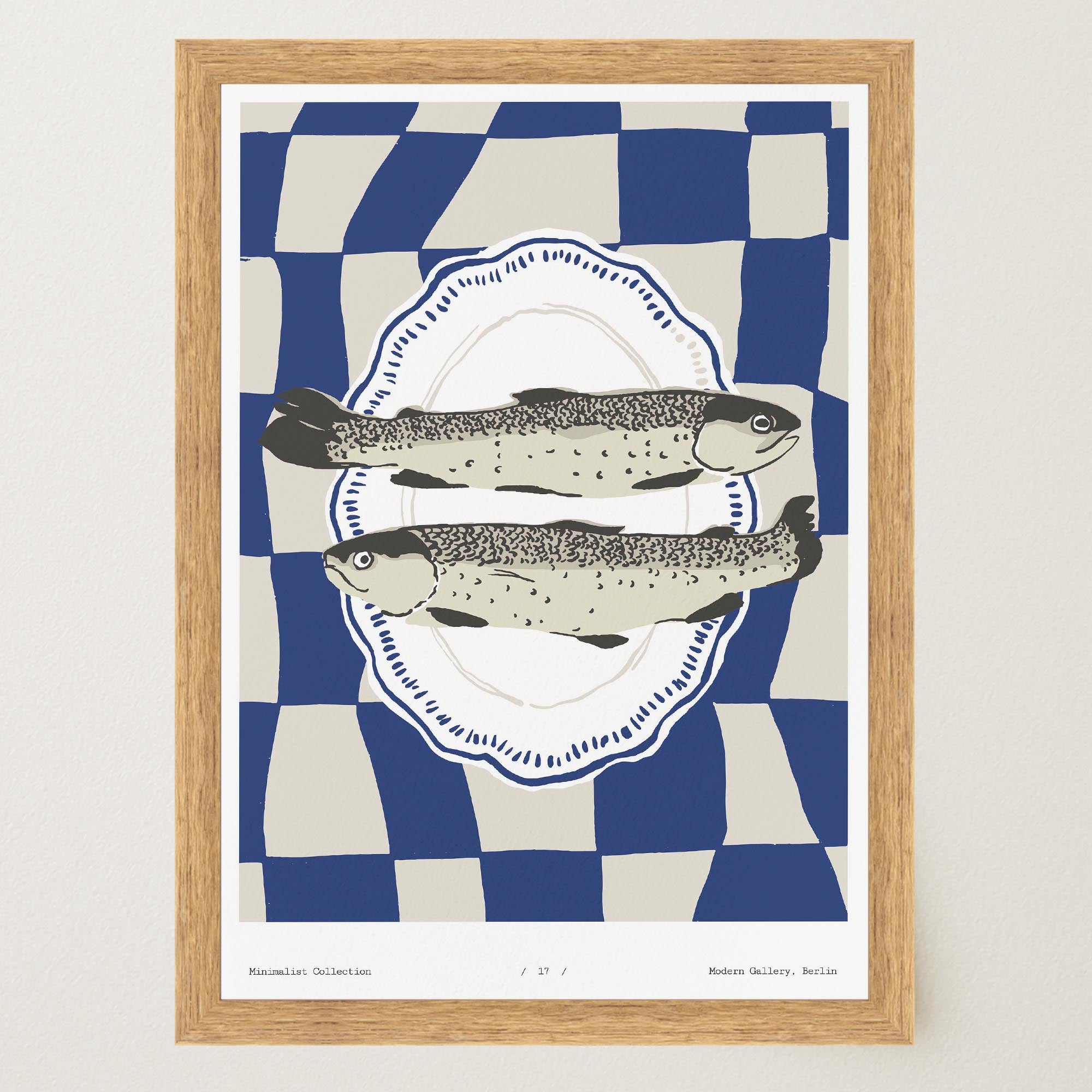 Fish Kitchen Wall Art Print-Skudaboo