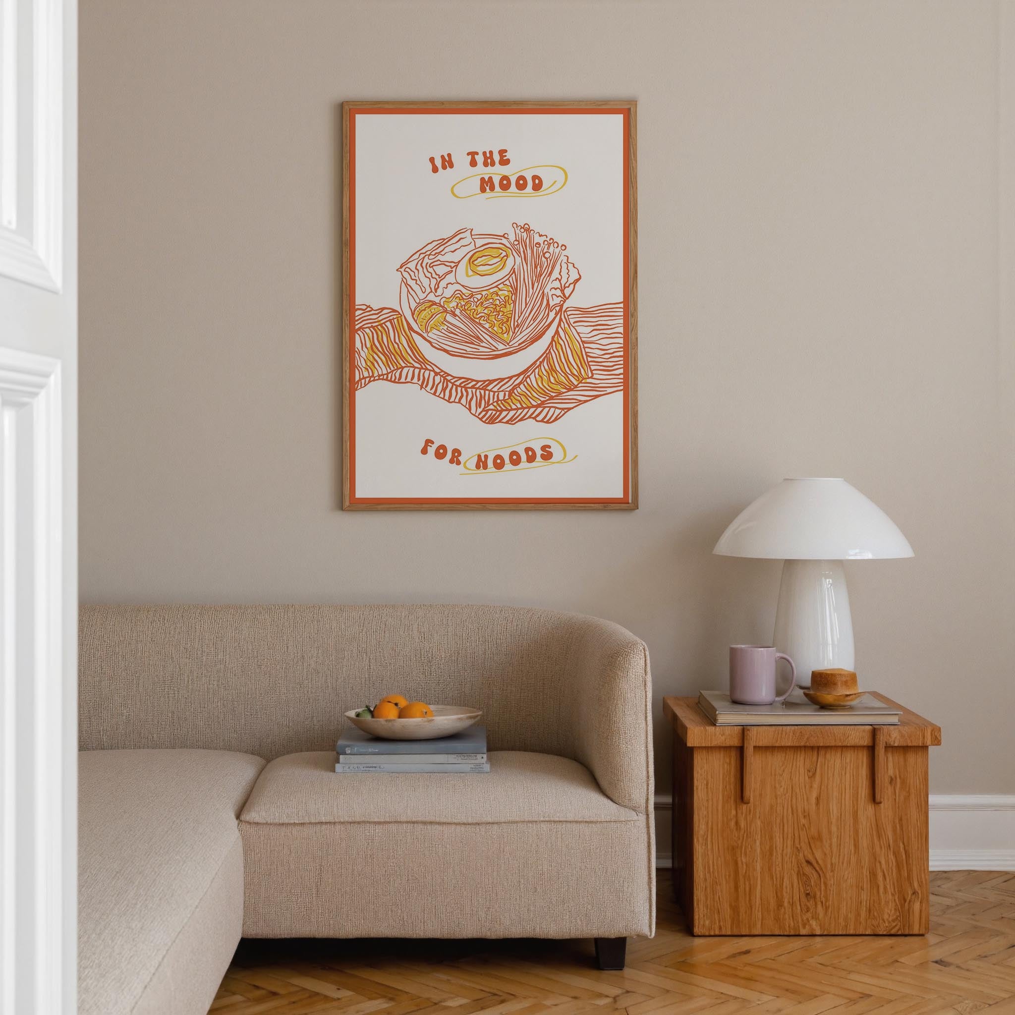 In the Mood for Noods Ramen Wall Art Print-Skudaboo