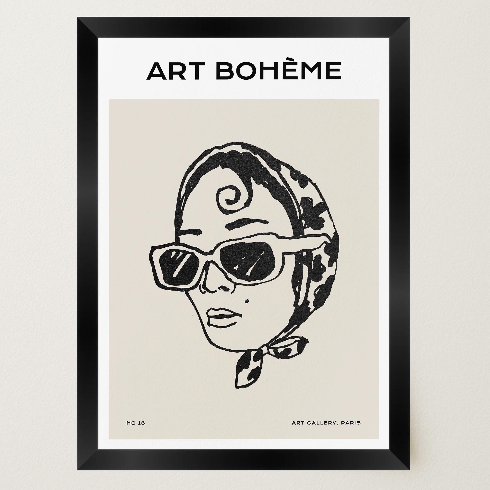 Parisian Boho Fashion Wall Art-Skudaboo