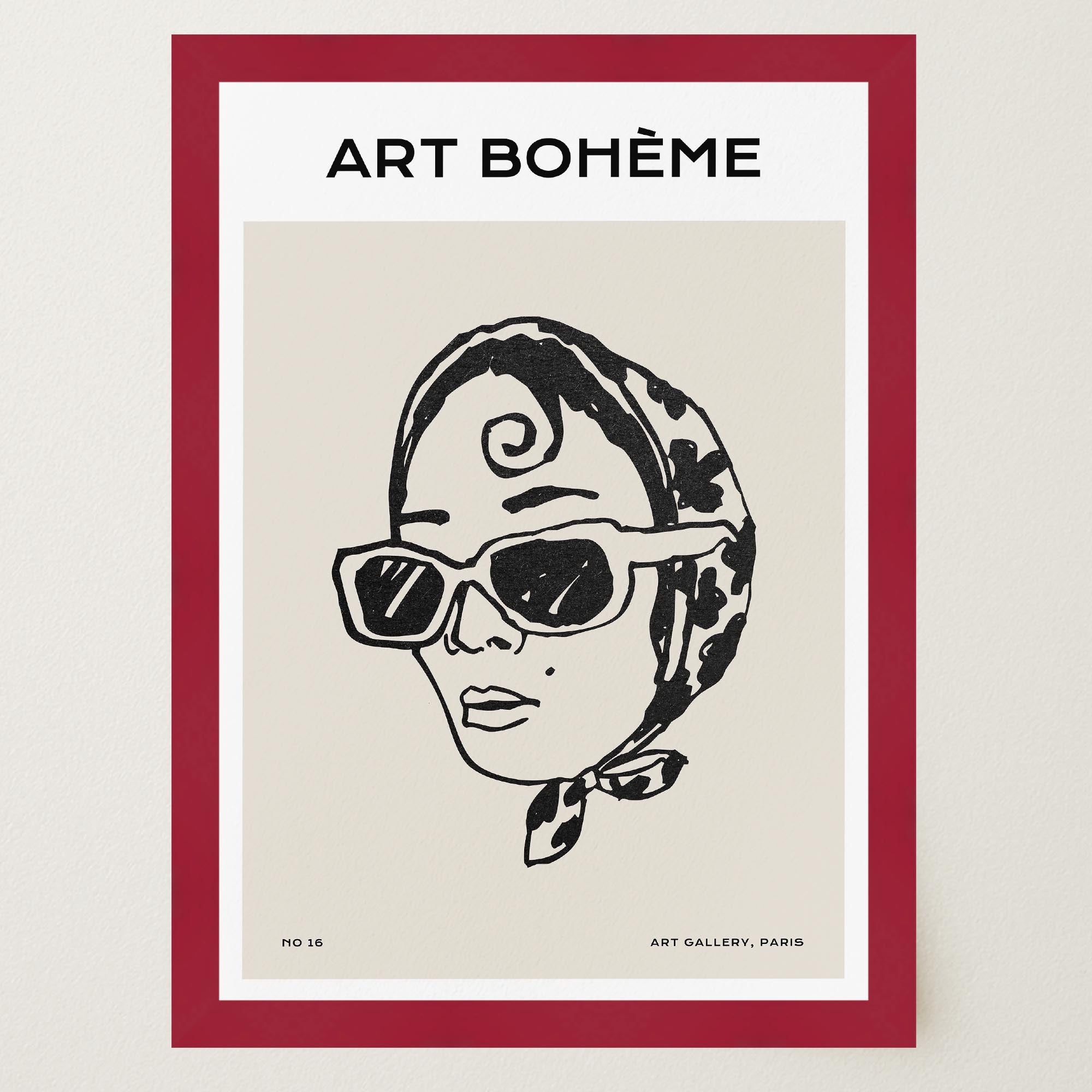 Parisian Boho Fashion Wall Art-Skudaboo