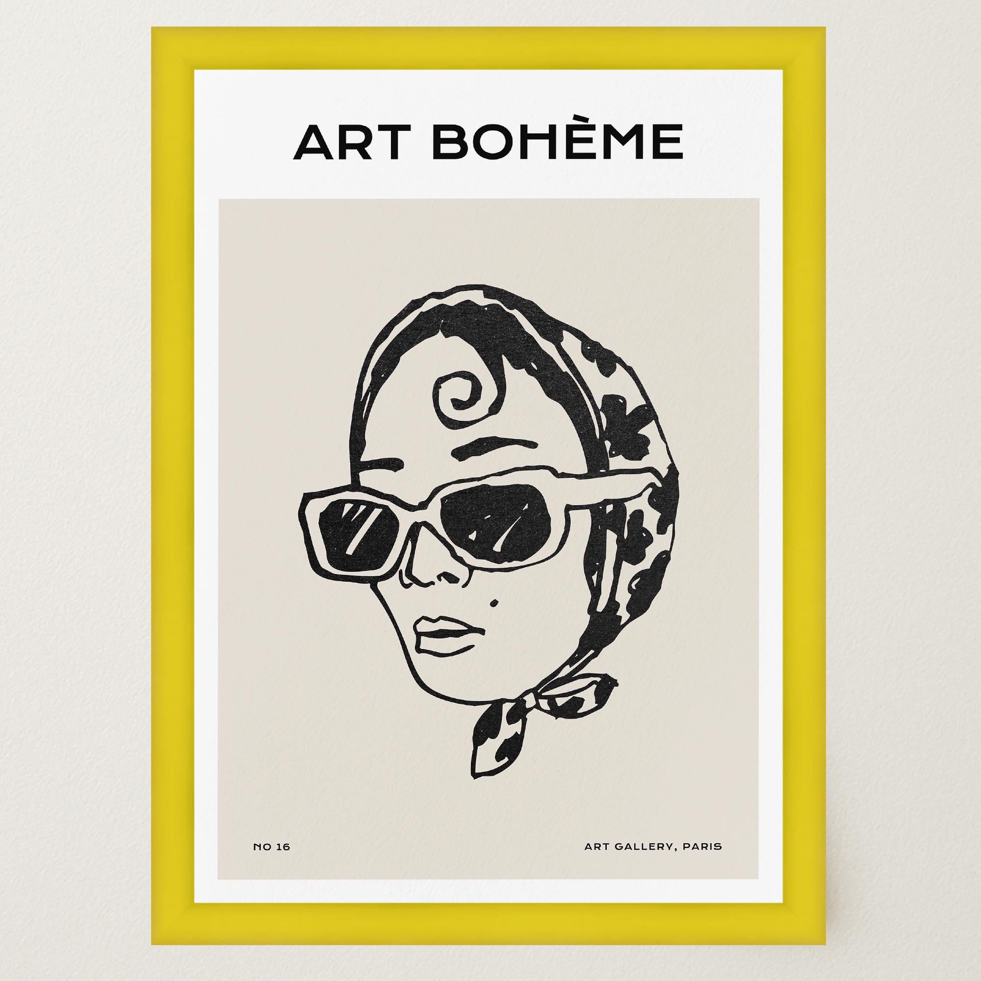 Parisian Boho Fashion Wall Art-Skudaboo