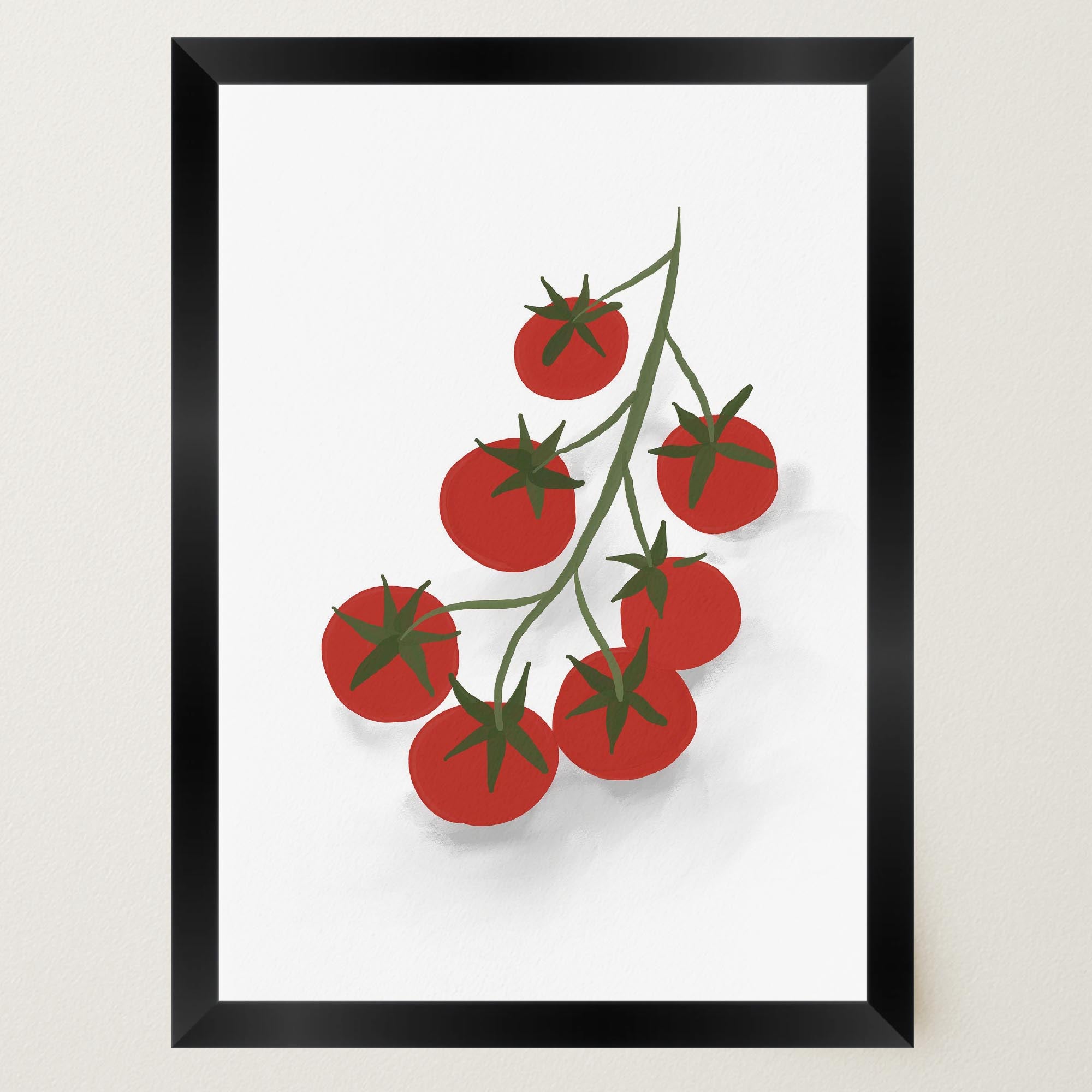 Tomatoes on the Vine Wall Art Print-Skudaboo