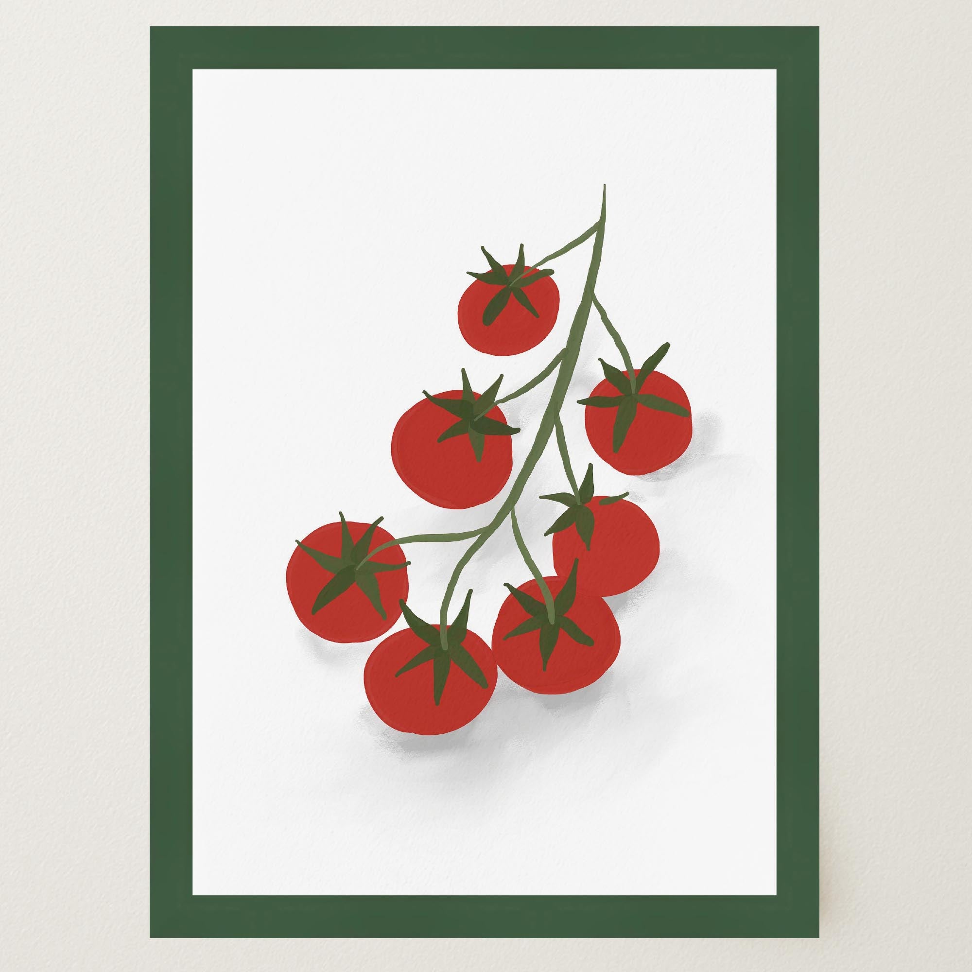 Tomatoes on the Vine Wall Art Print-Skudaboo