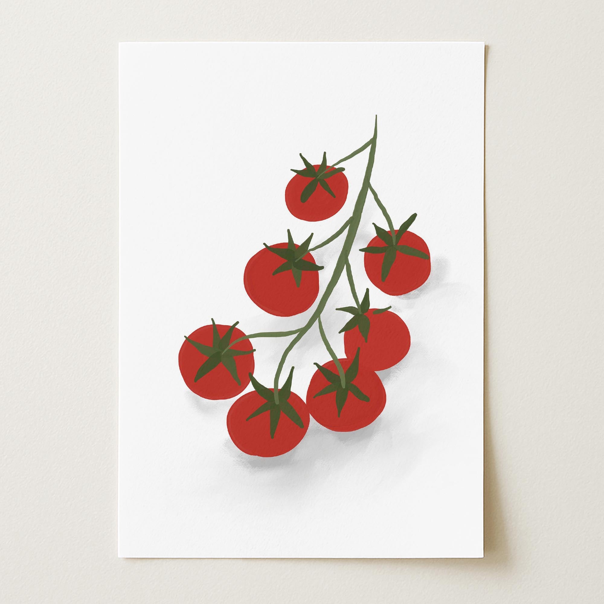Tomatoes on the Vine Wall Art Print-Skudaboo