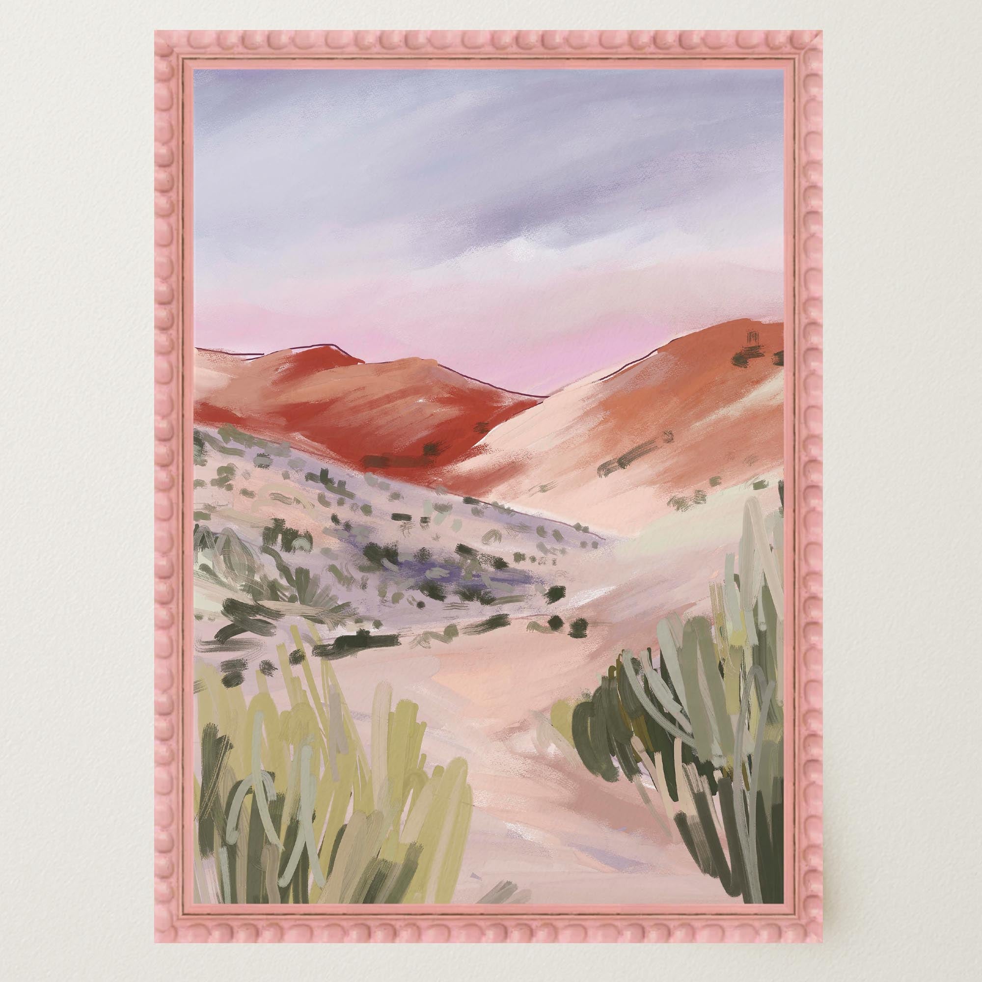 Sand Dunes Landscape Art Print-Skudaboo