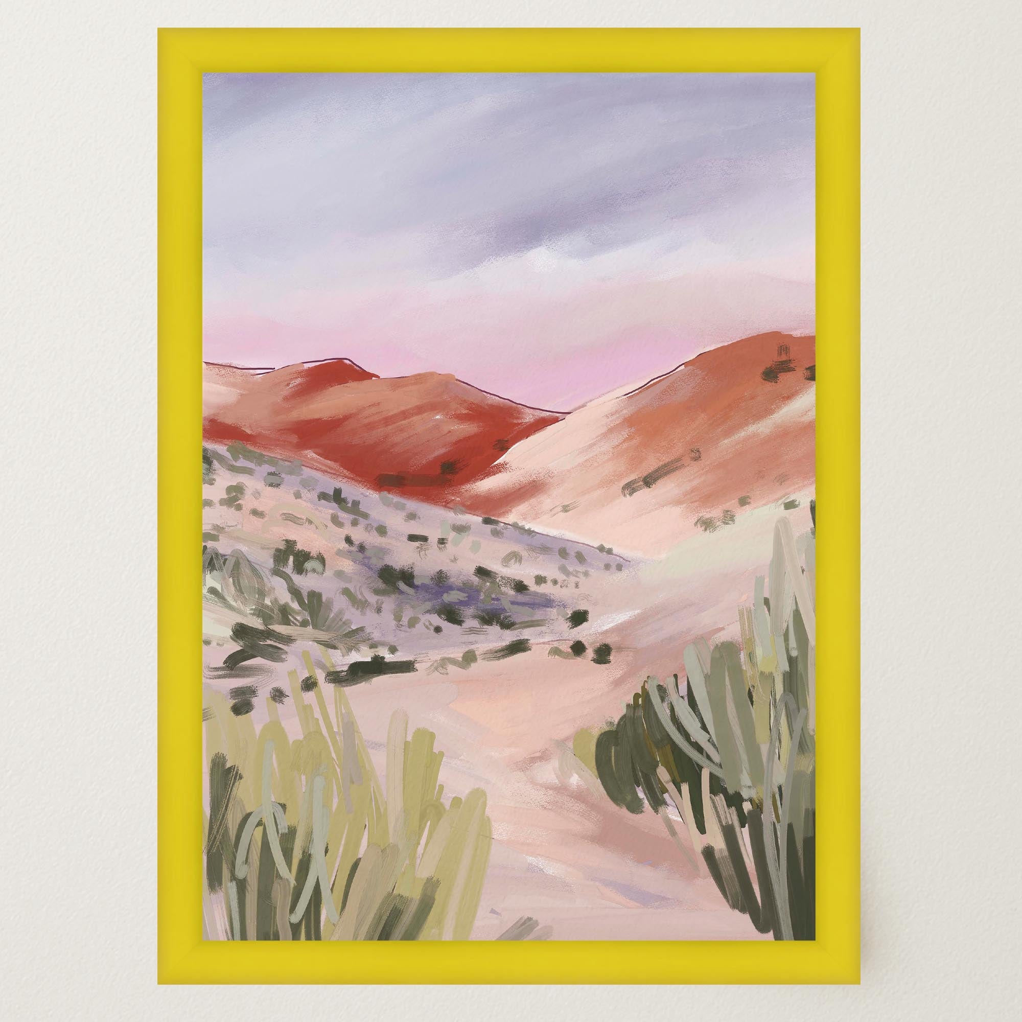 Sand Dunes Landscape Art Print-Skudaboo