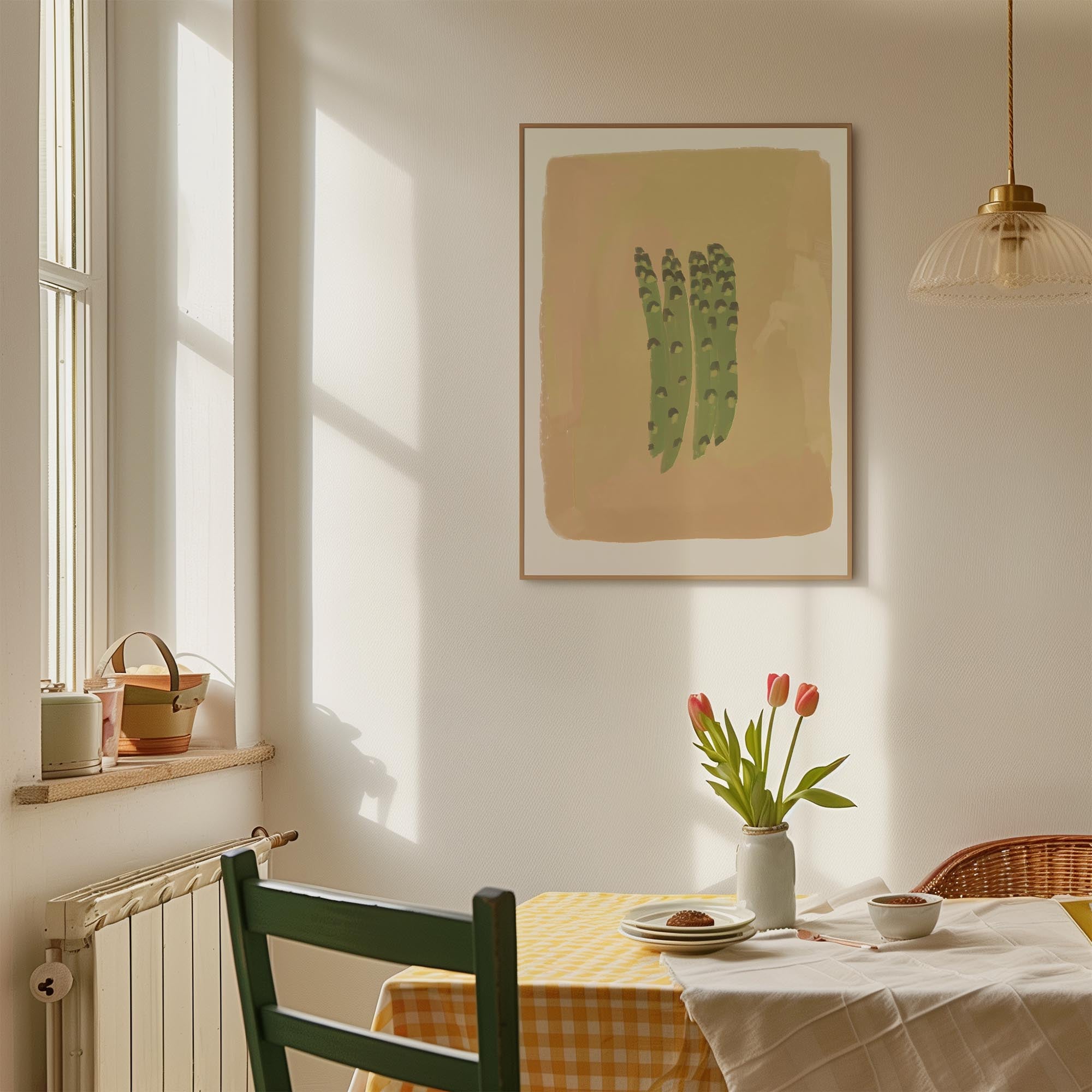 Asparagus Kitchen Wall Art Print-Skudaboo