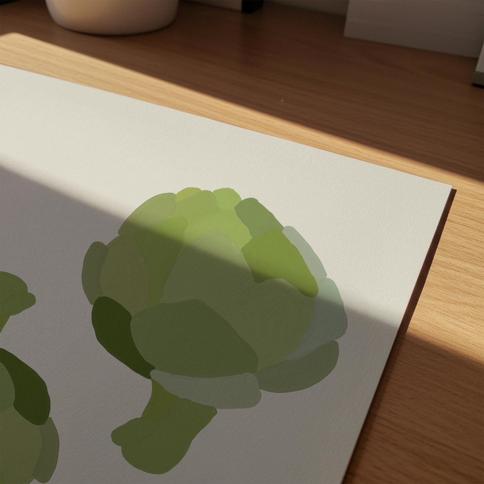 Artichoke Kitchen Wall Art Print-Skudaboo