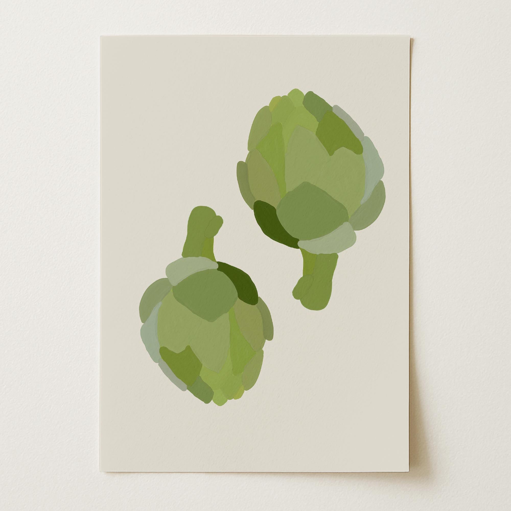Artichoke Kitchen Wall Art Print-Skudaboo