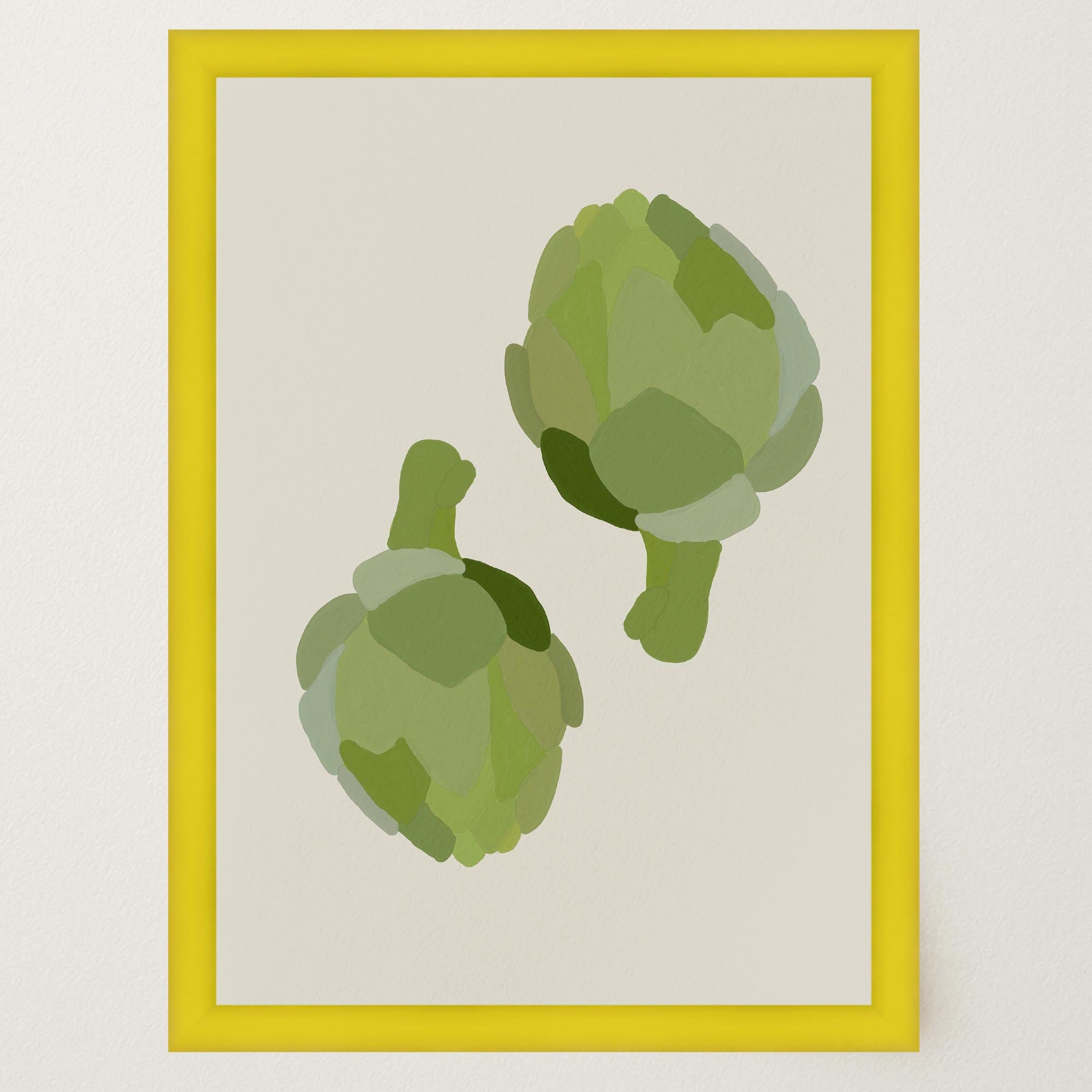 Artichoke Kitchen Wall Art Print-Skudaboo