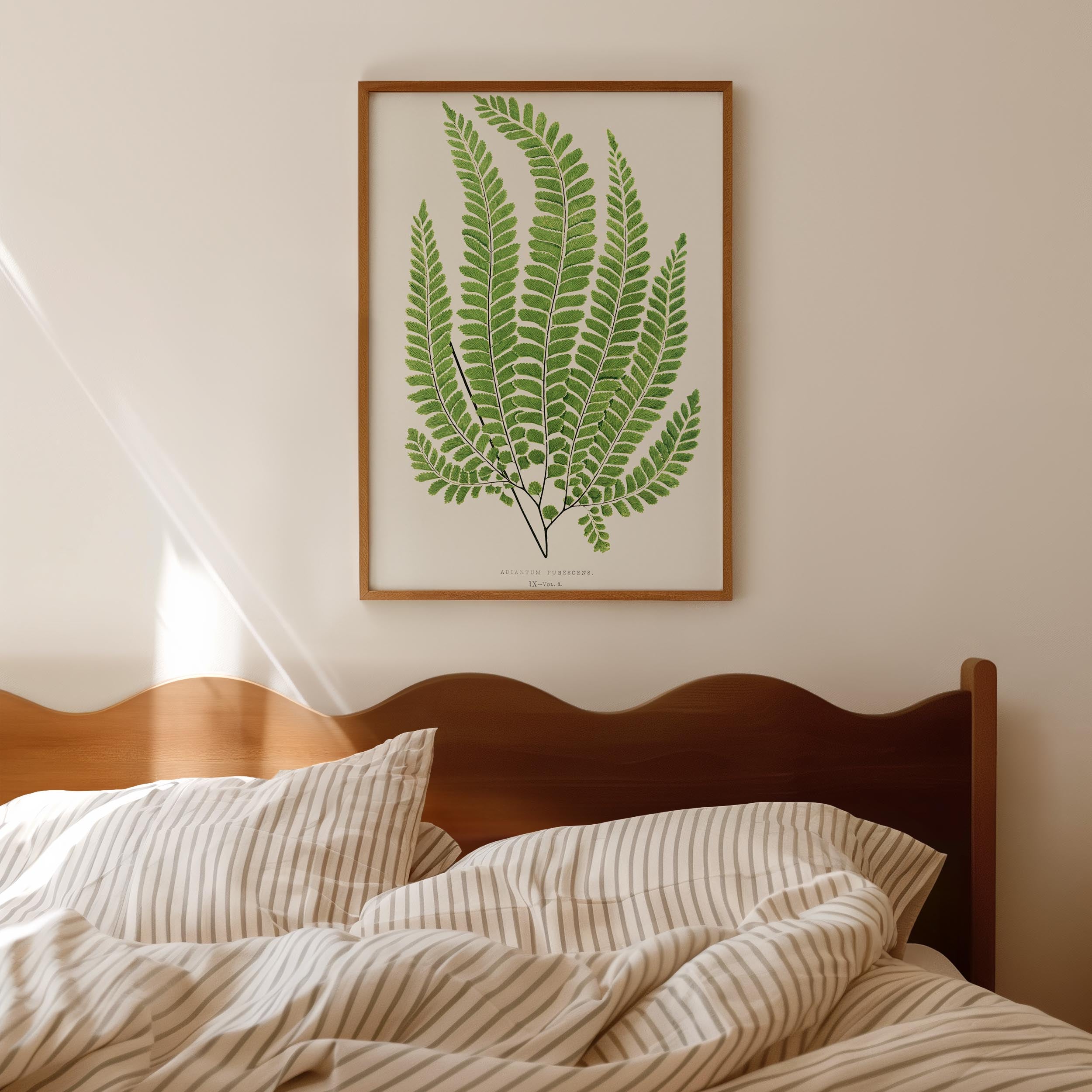 Vintage Fern Botanical Wall Art Print-Skudaboo