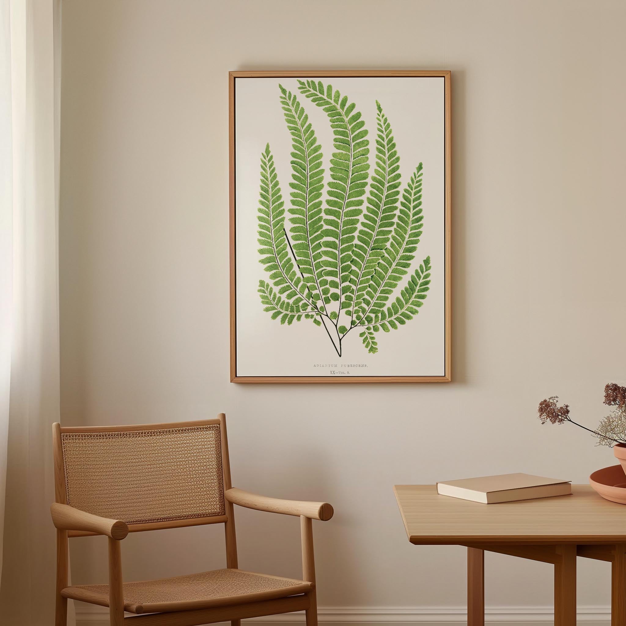 Vintage Fern Botanical Wall Art Print-Skudaboo