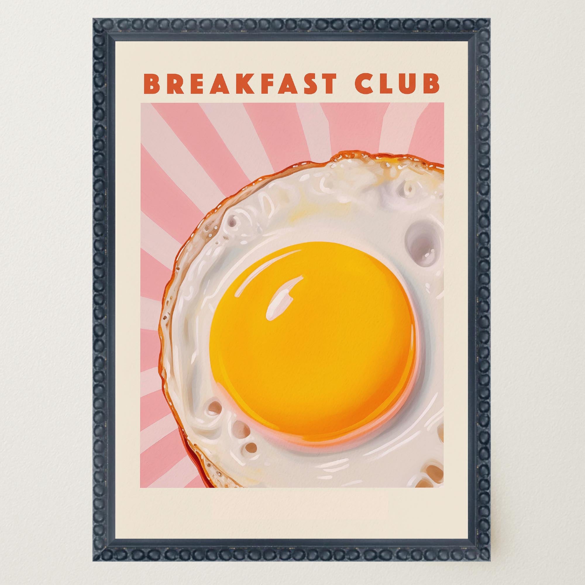 Breakfast Club Fried Egg Wall Art Print-Skudaboo