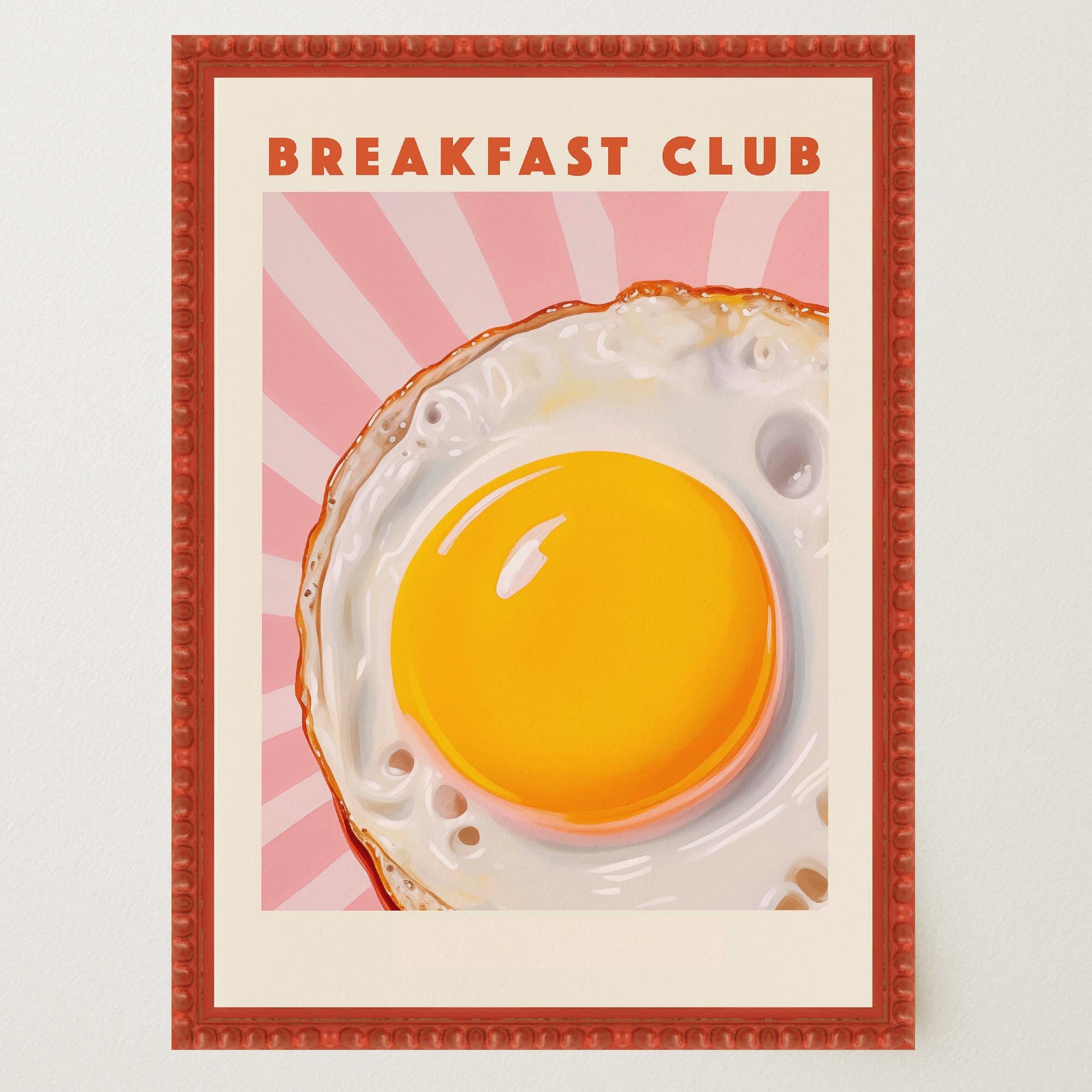 Breakfast Club Fried Egg Wall Art Print-Skudaboo