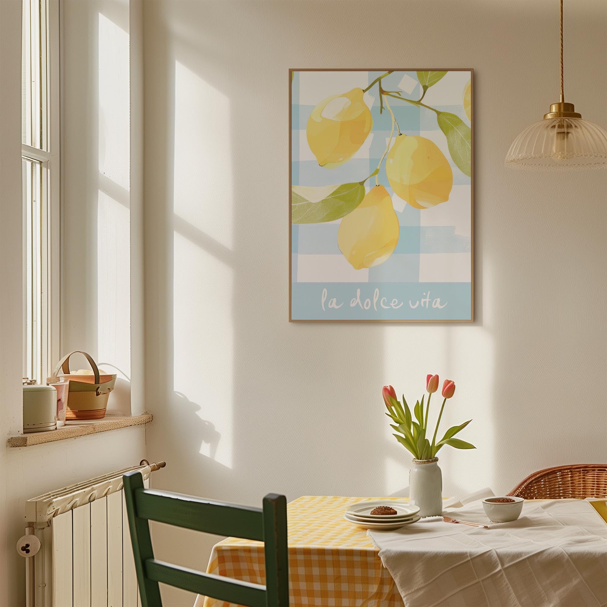 La Dolce Vita Lemons Wall Art Print-Skudaboo