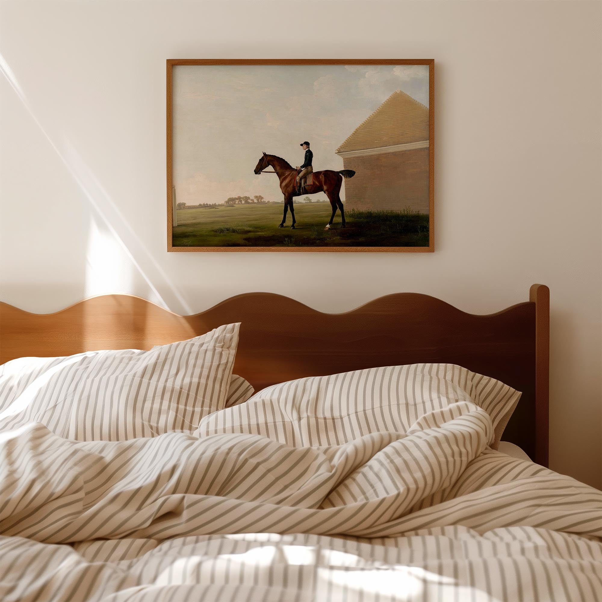 Jockey Horse Racing Vintage Wall Art Print-Skudaboo