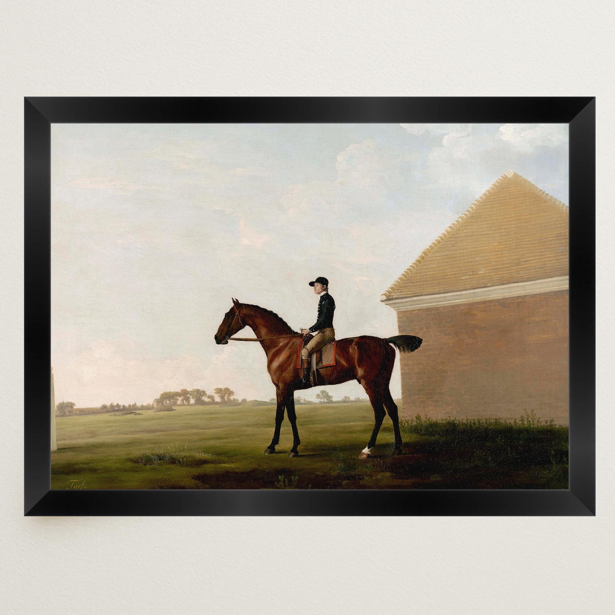 Jockey Horse Racing Vintage Wall Art Print-Skudaboo