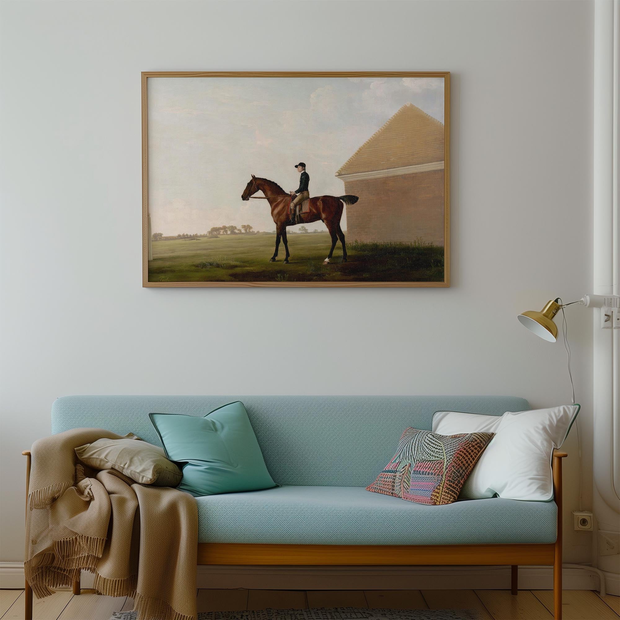 Jockey Horse Racing Vintage Wall Art Print-Skudaboo
