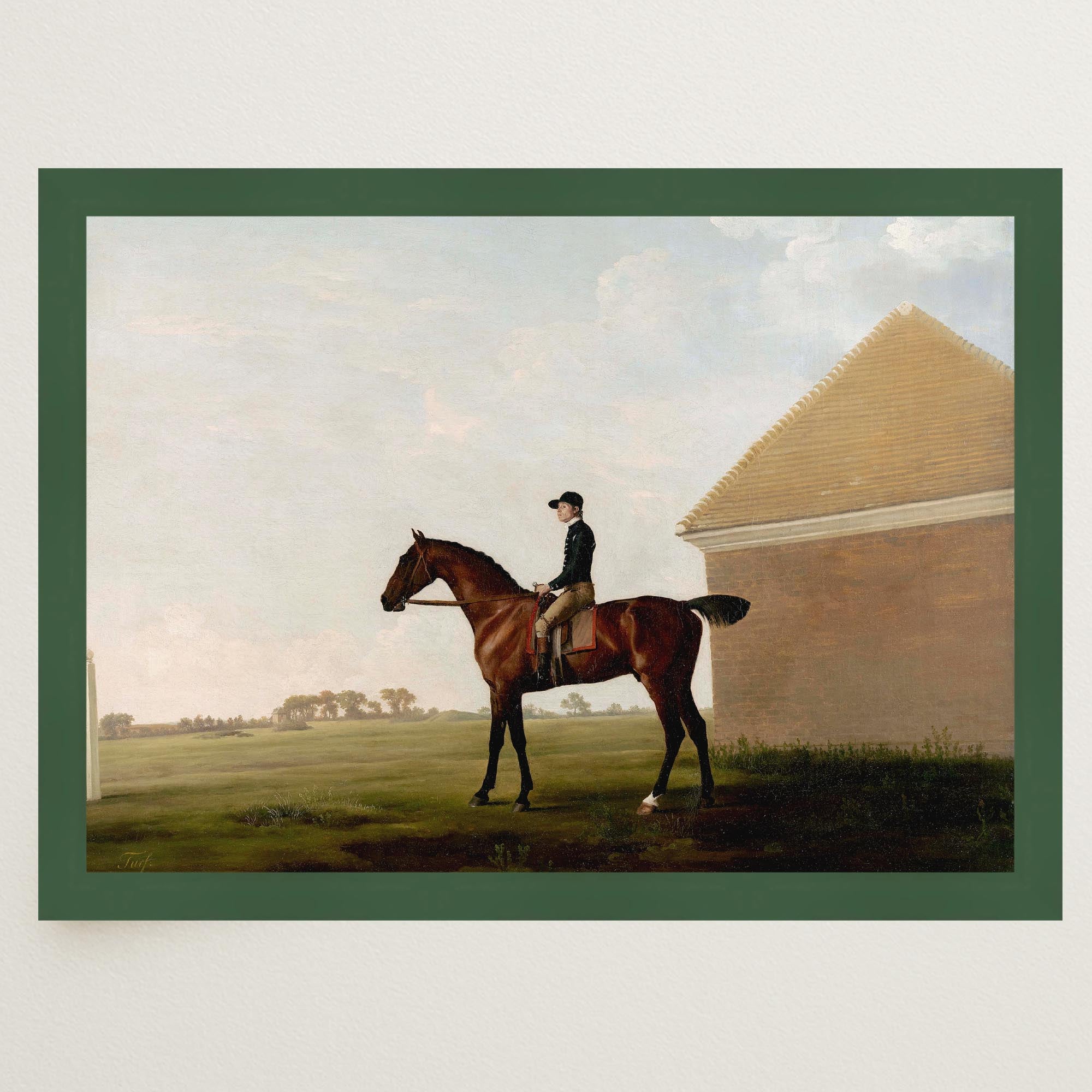 Jockey Horse Racing Vintage Wall Art Print-Skudaboo