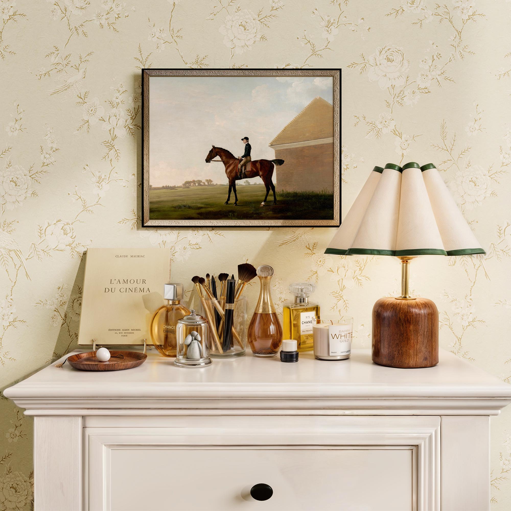 Jockey Horse Racing Vintage Wall Art Print-Skudaboo