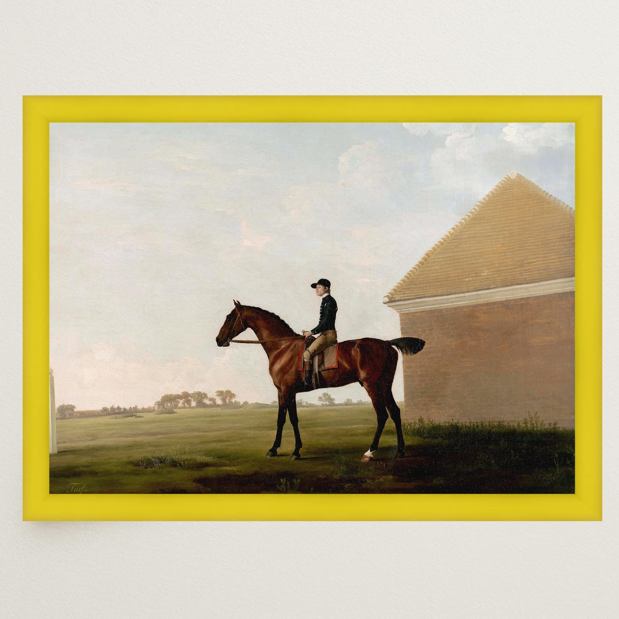 Jockey Horse Racing Vintage Wall Art Print-Skudaboo