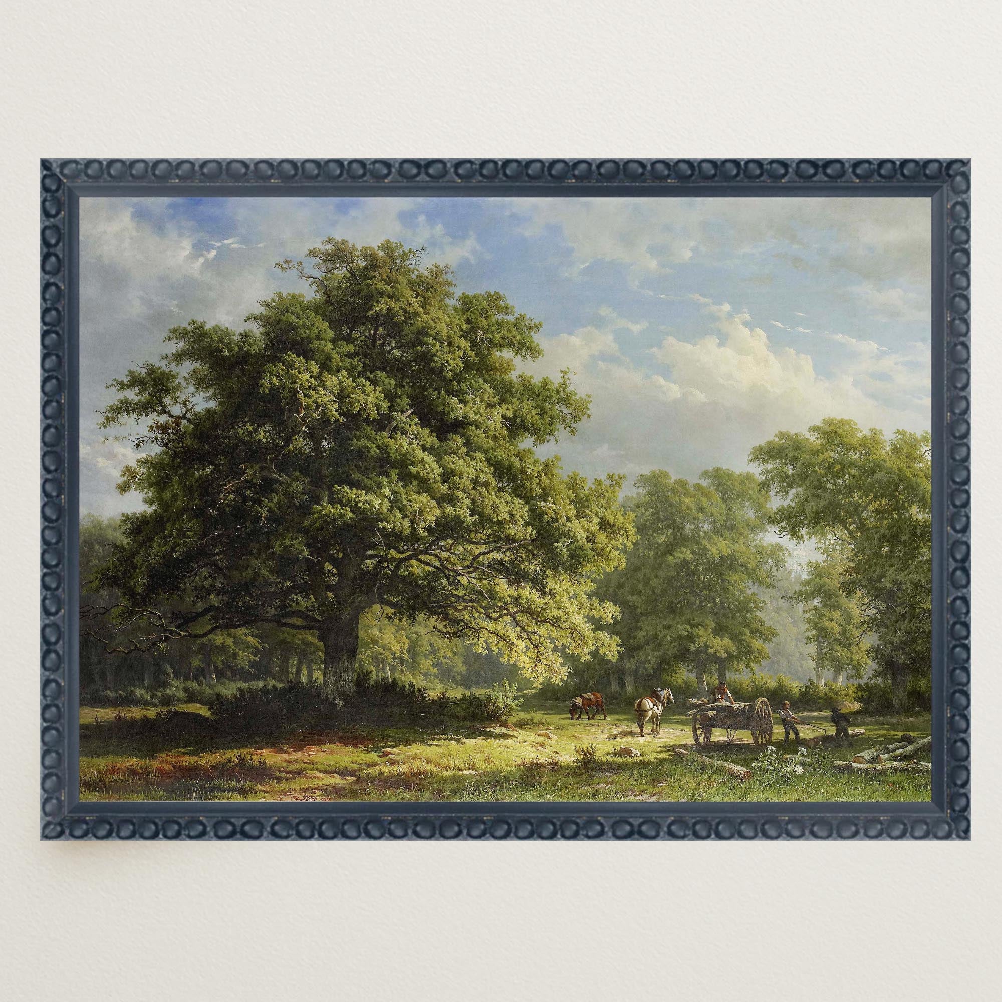 Bentheim Forest Vintage Landscape Wall Art Print-Skudaboo