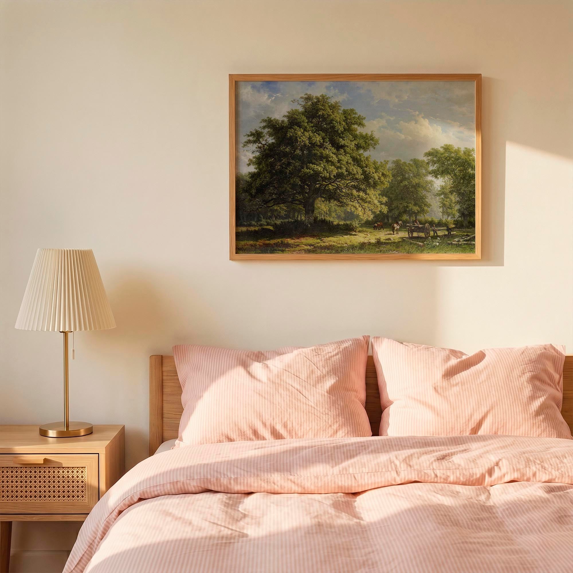 Bentheim Forest Vintage Landscape Wall Art Print-Skudaboo